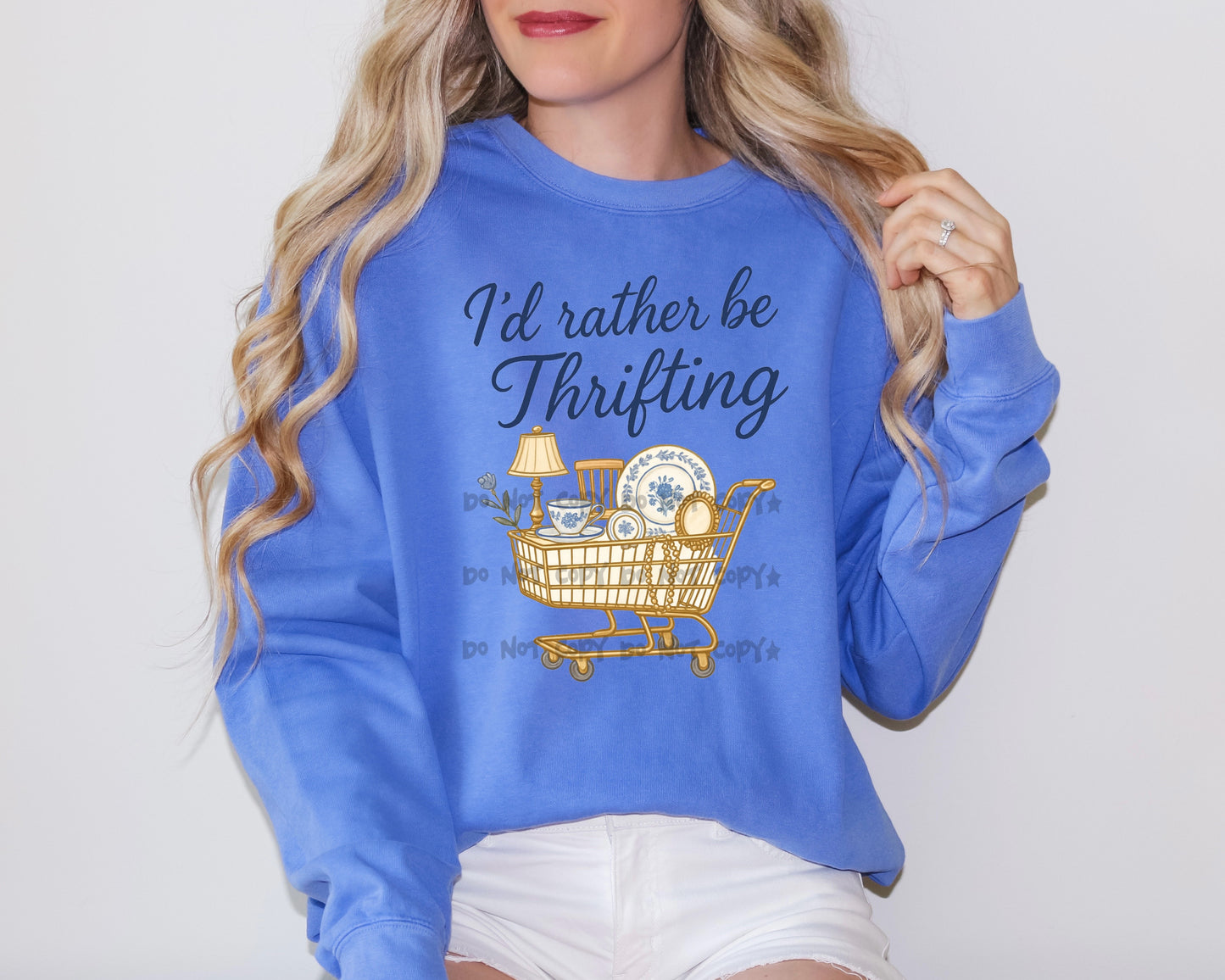 I’d rather be thrifting-DTF&UV