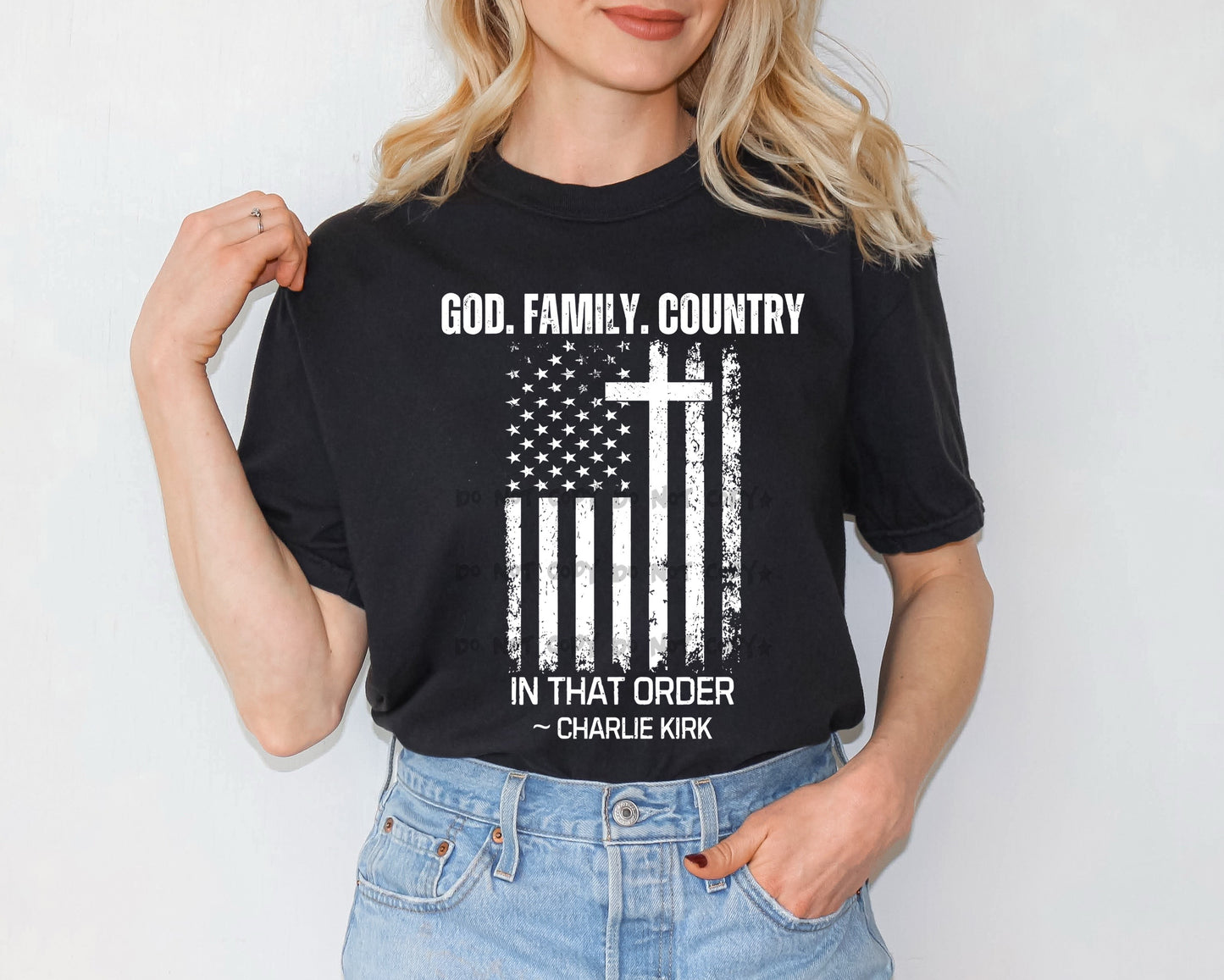 God Family Country- Charlie Kirk -DTF&UV