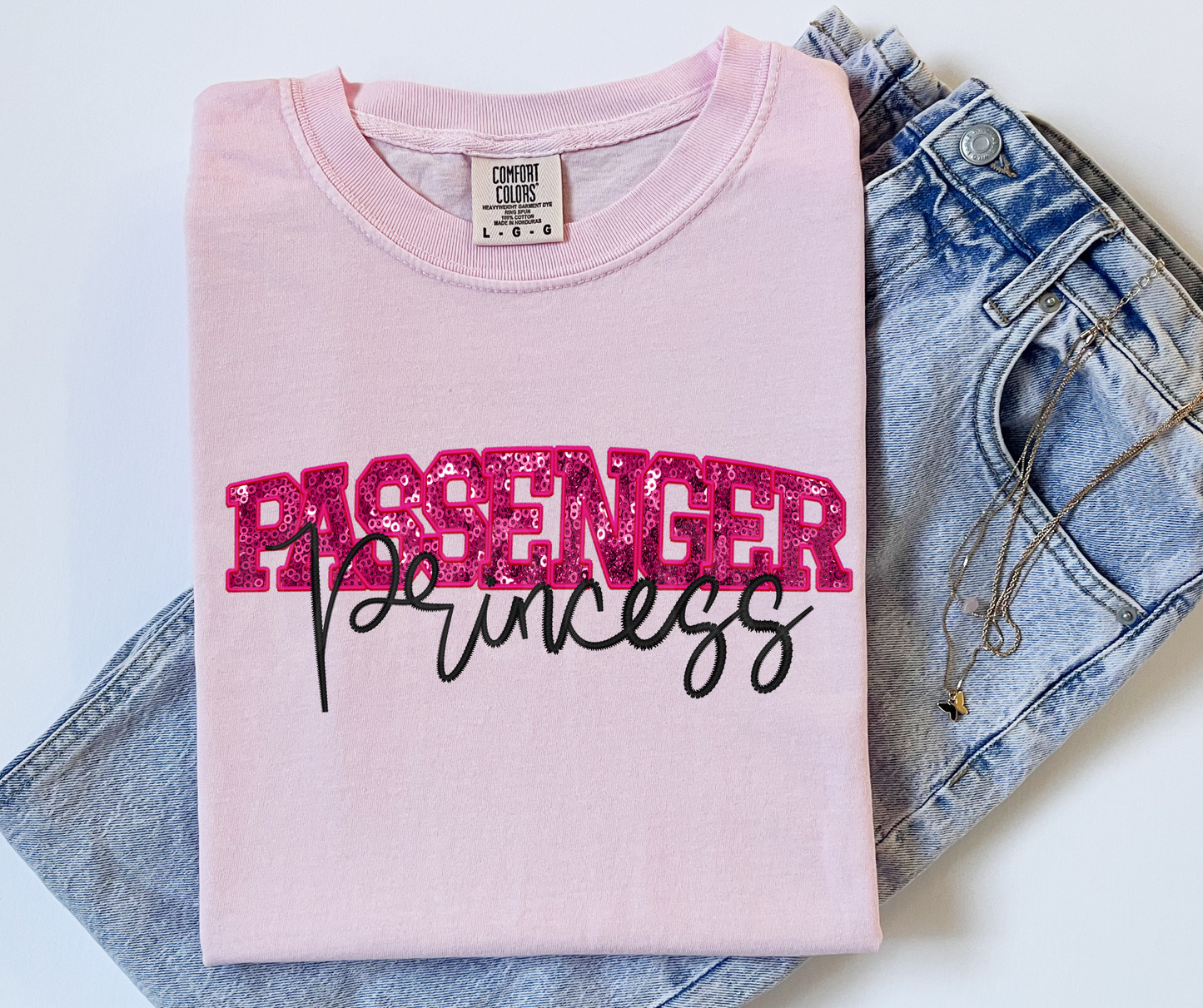 Passenger Princess Faux Embroidery-DTF