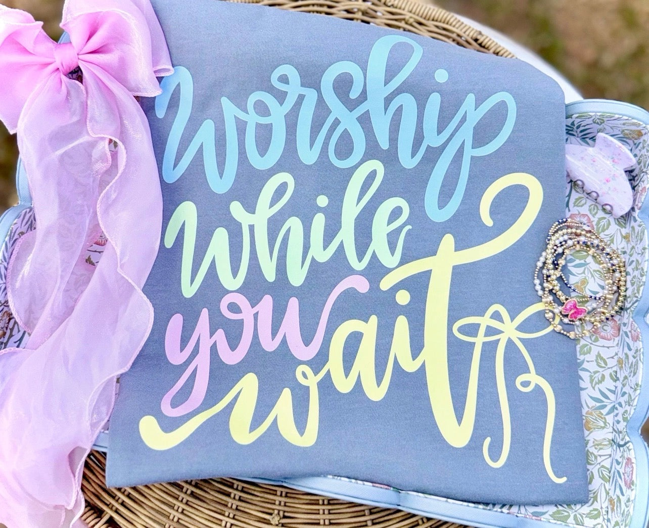 Worship while you wait-DTF&UV