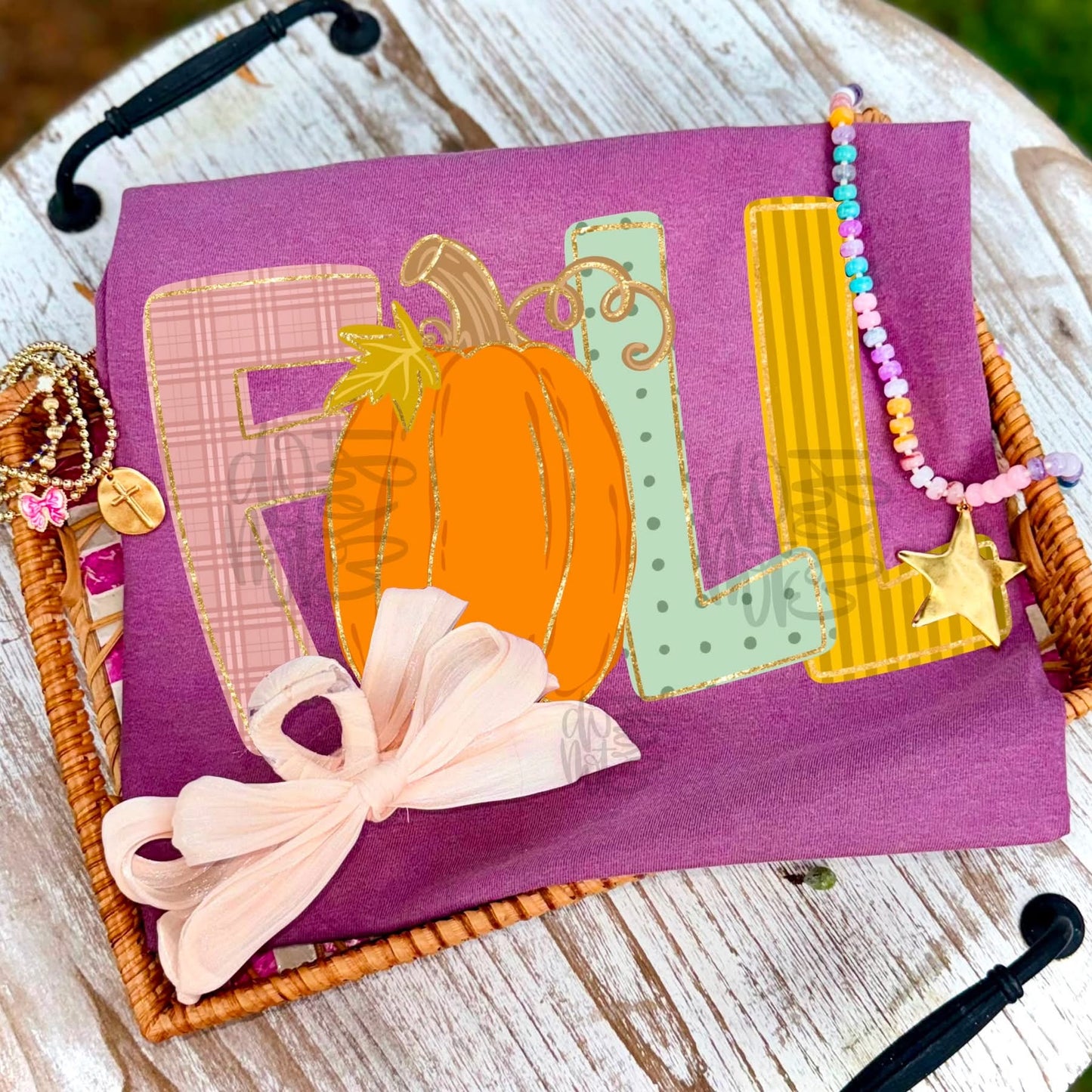 Fall with A pumpkin- DTF&UV
