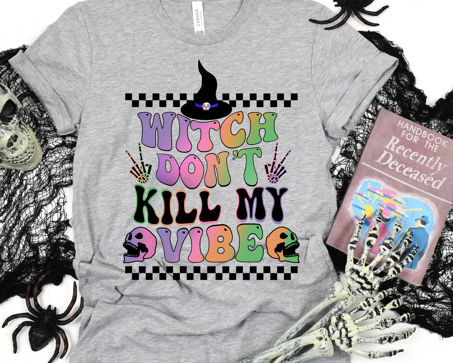 Witch vibes checker-DTF