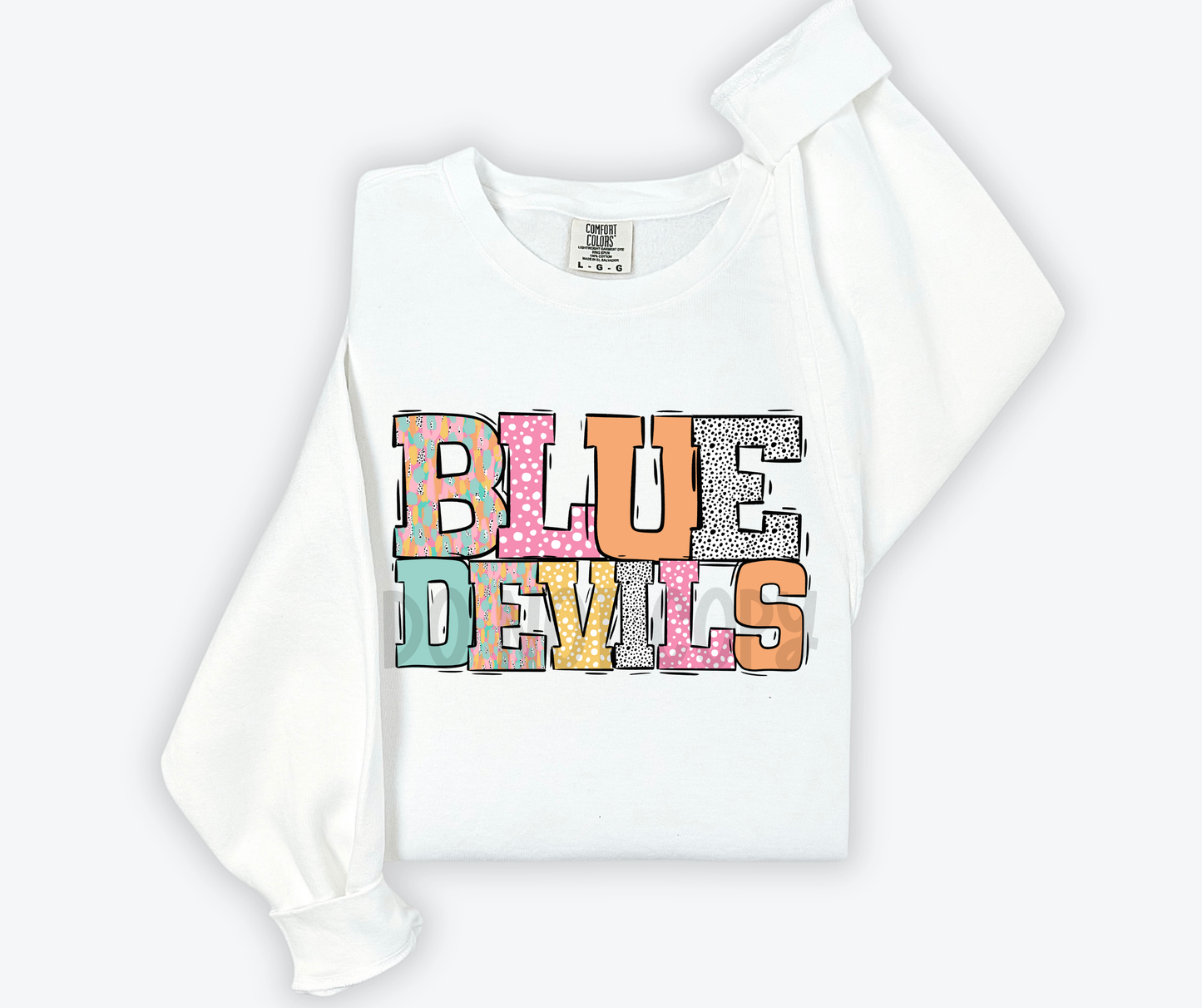Pastel Stroke Varsity Mascots (ALL Mascots in this listing Dropdown)-DTF