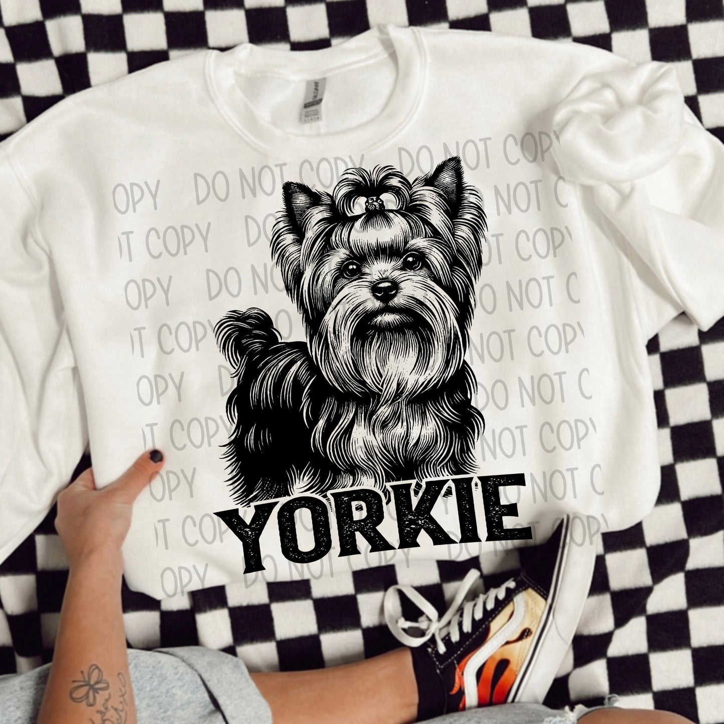 Yorkie Portrait - DTF
