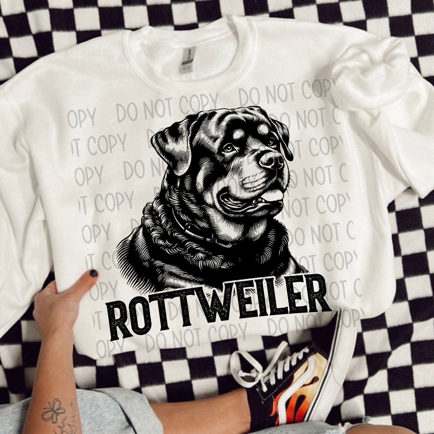Rotweiler Portrait - DTF