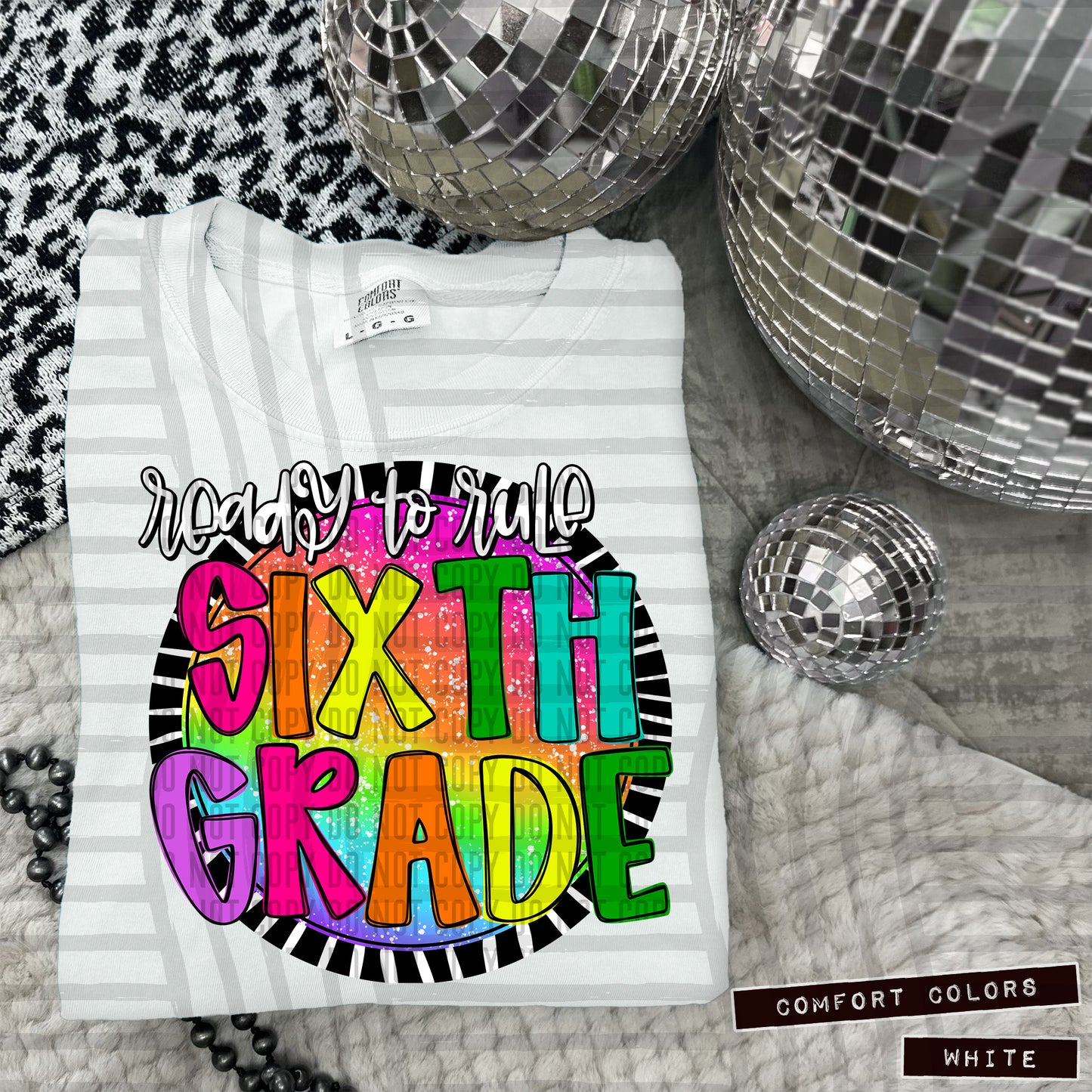 Ready to Rule- (PINK& BLUE Dropdown)- DTF&UV