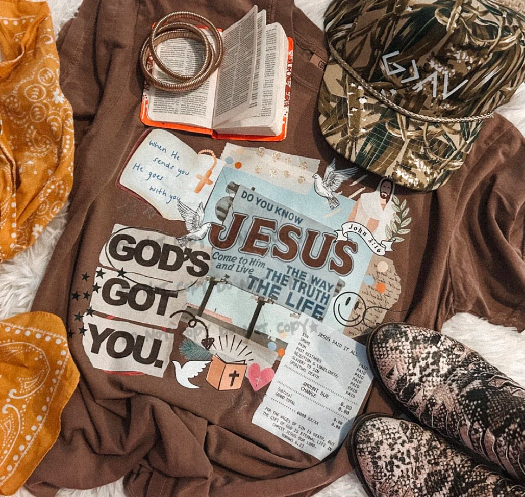 God's got you collage-DTF