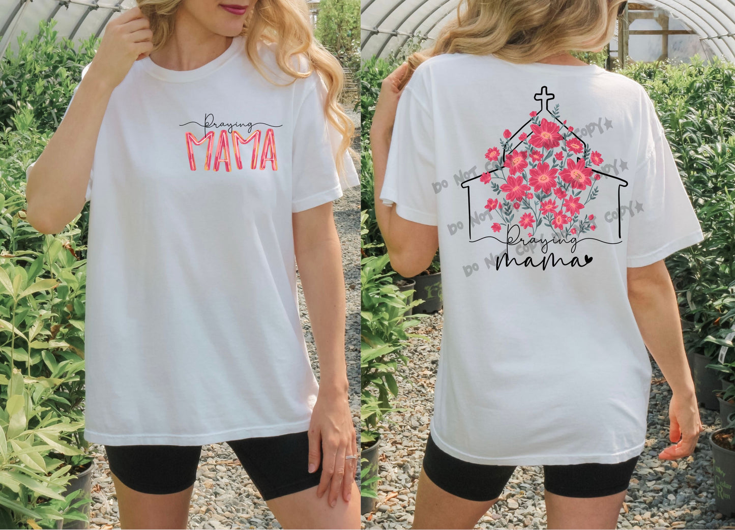 Praying Mama church-(Front)- DTF