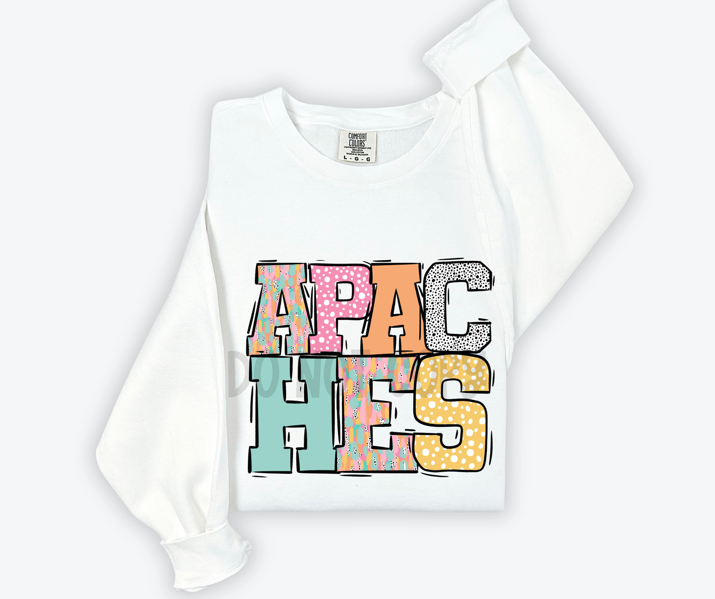 Pastel Stroke Varsity Mascots (ALL Mascots in this listing Dropdown)-DTF