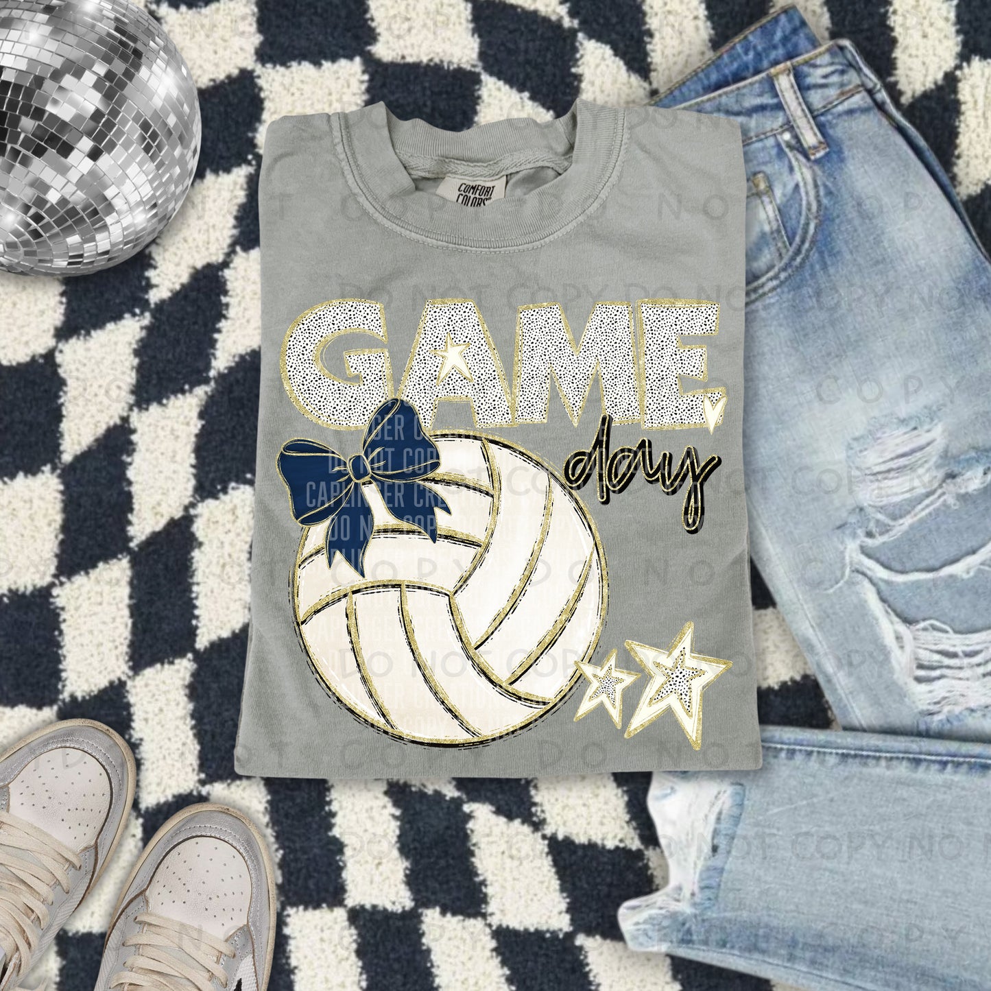 Game day Volleyball(all colors in dropdown)-DTF
