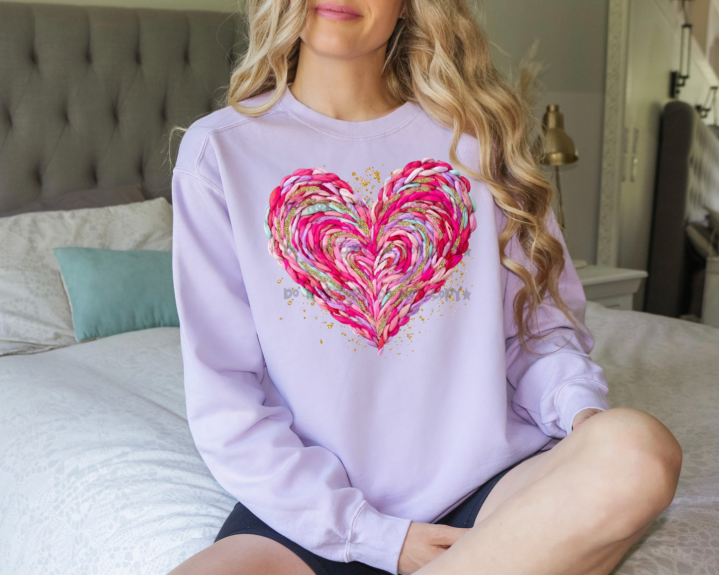 Heart color swirl-DTF&UV