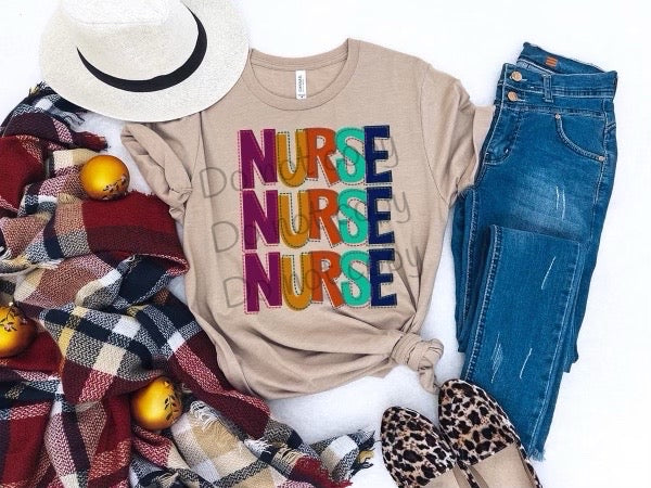 Nurse stitched-DTF