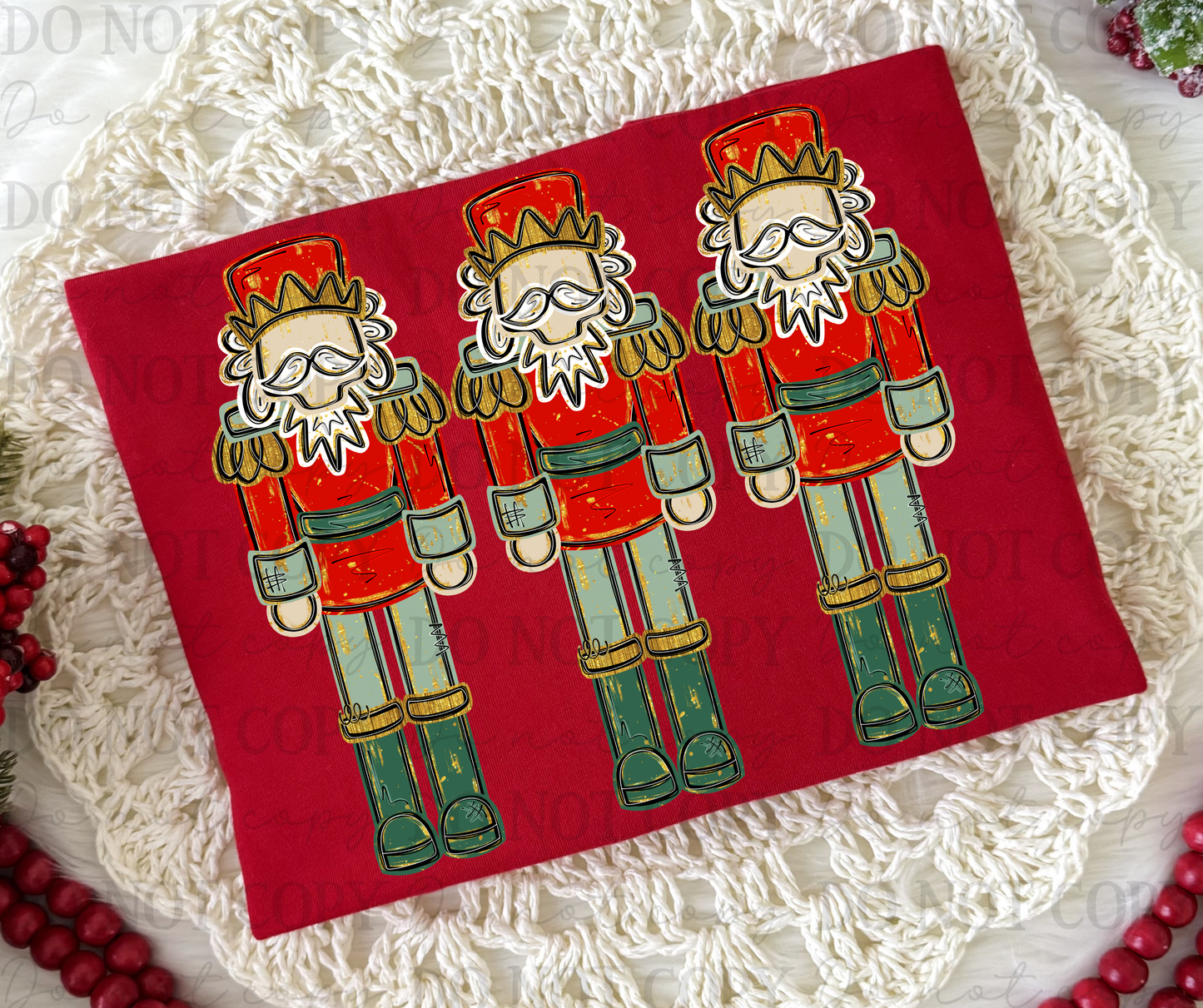 Traditional Nutcracker Trio -DTF&UV