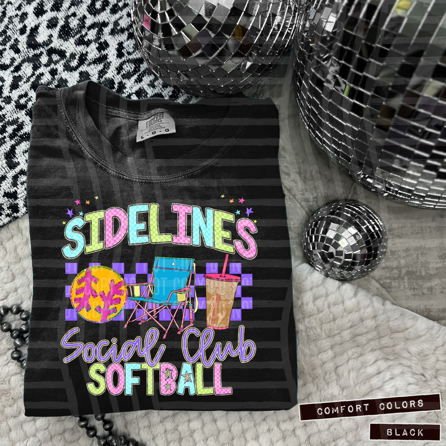 Sidelines Mama(Dropdown)-DTF