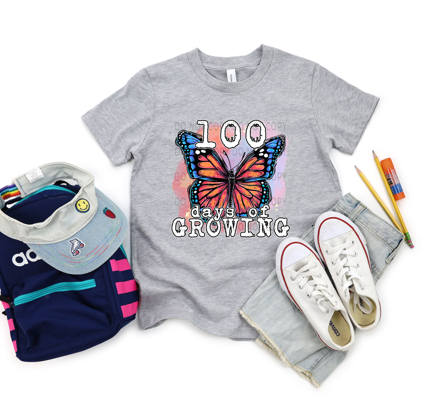 100 Days Of Growing Butterfly - DTF