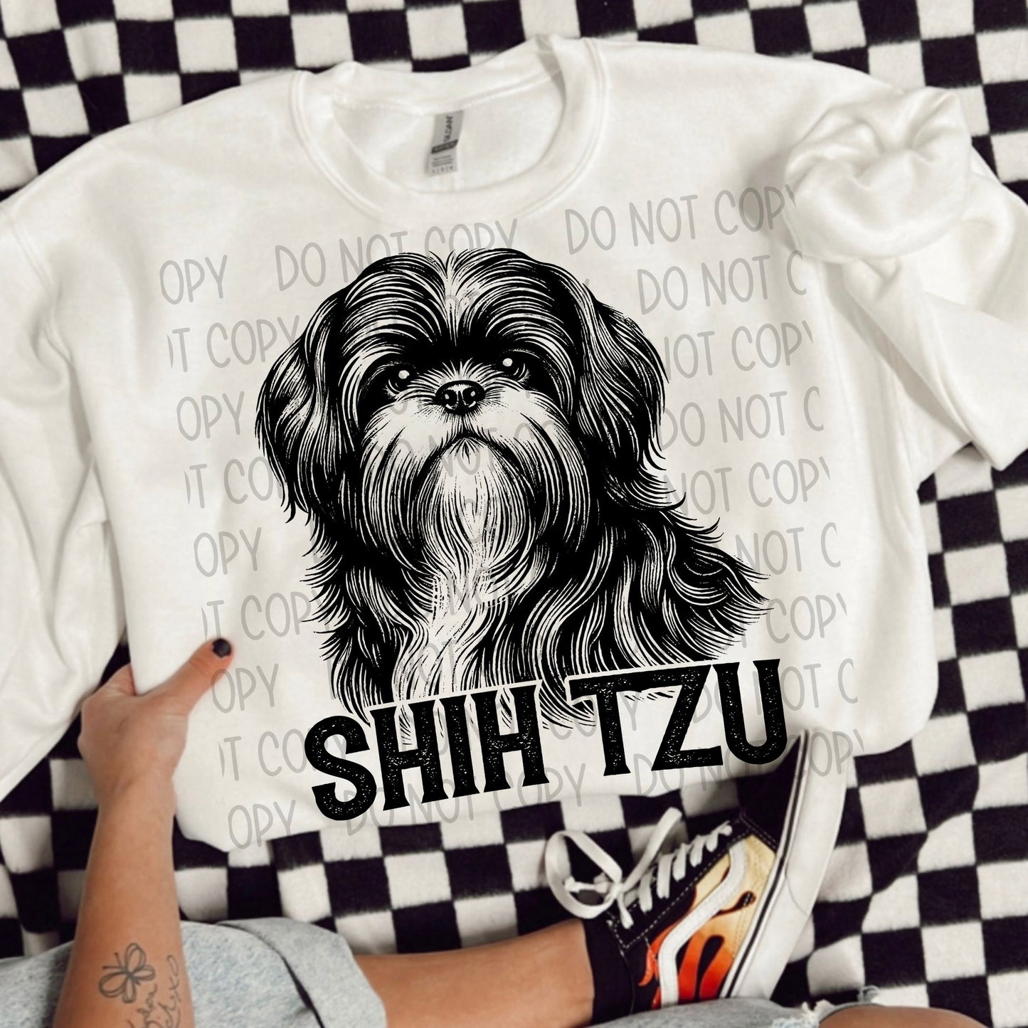 Shih Tzu Portrait - DTF