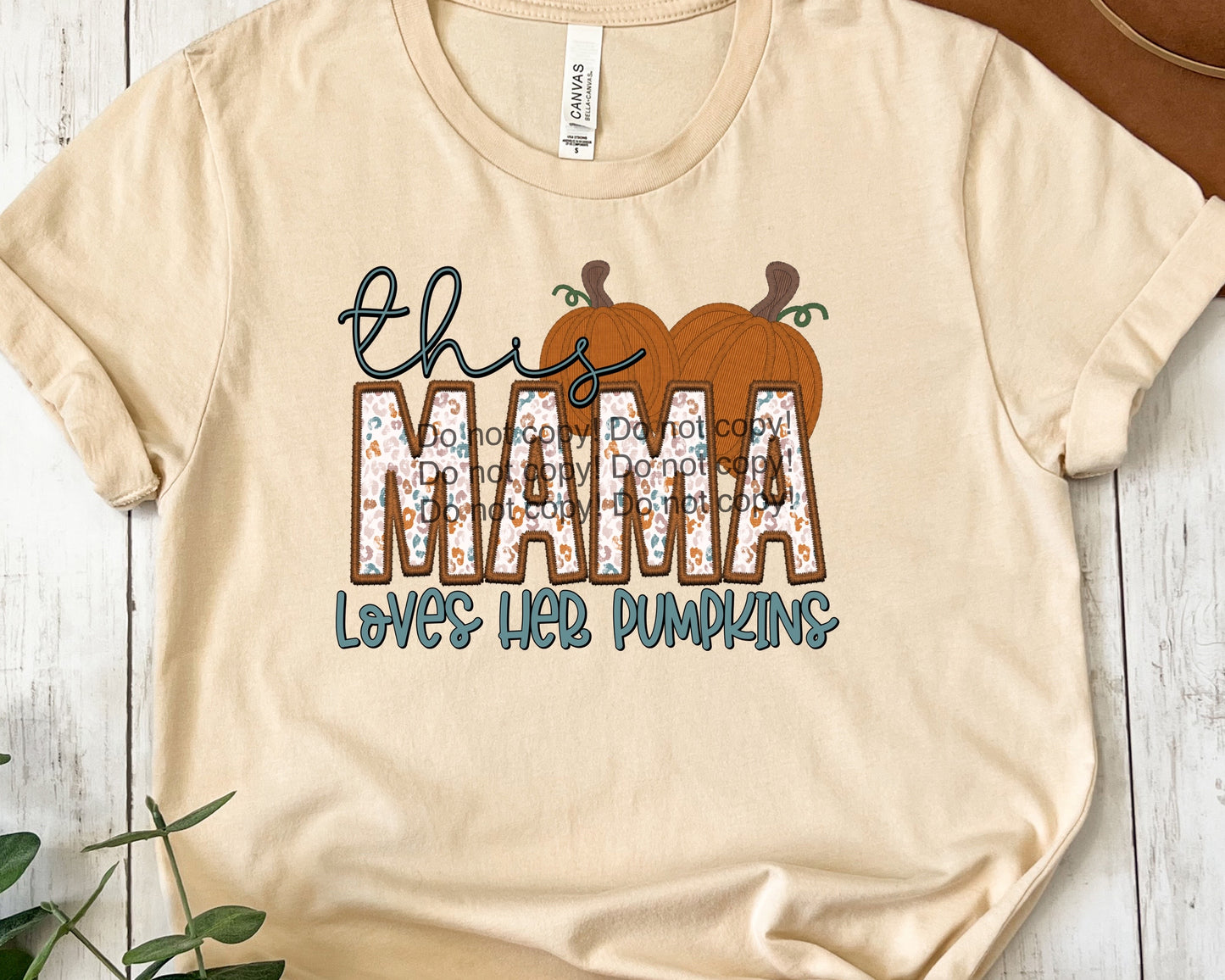 This mama loves her pumpkins-DTF