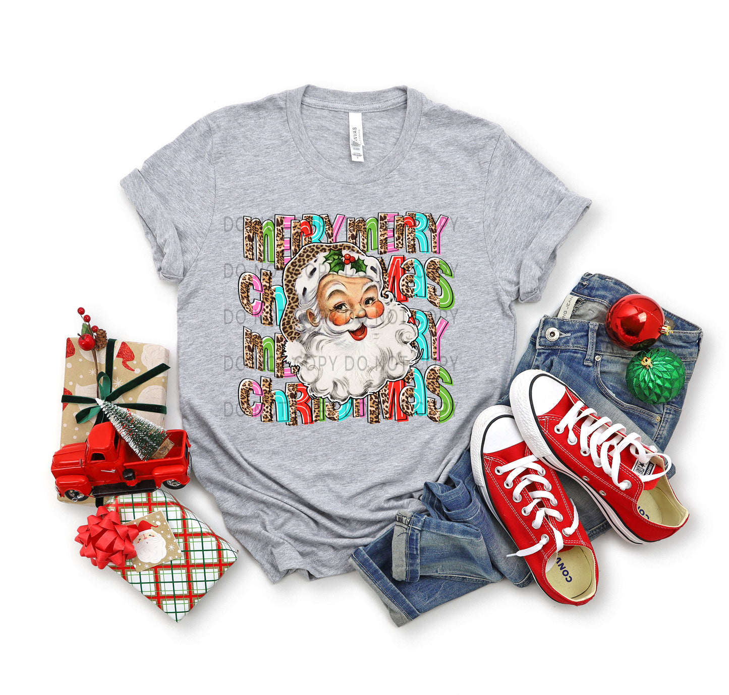 Merry Merry Christmas Santa - DTF