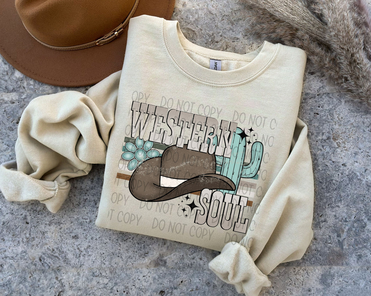 Western Soul Turquoise -DTF