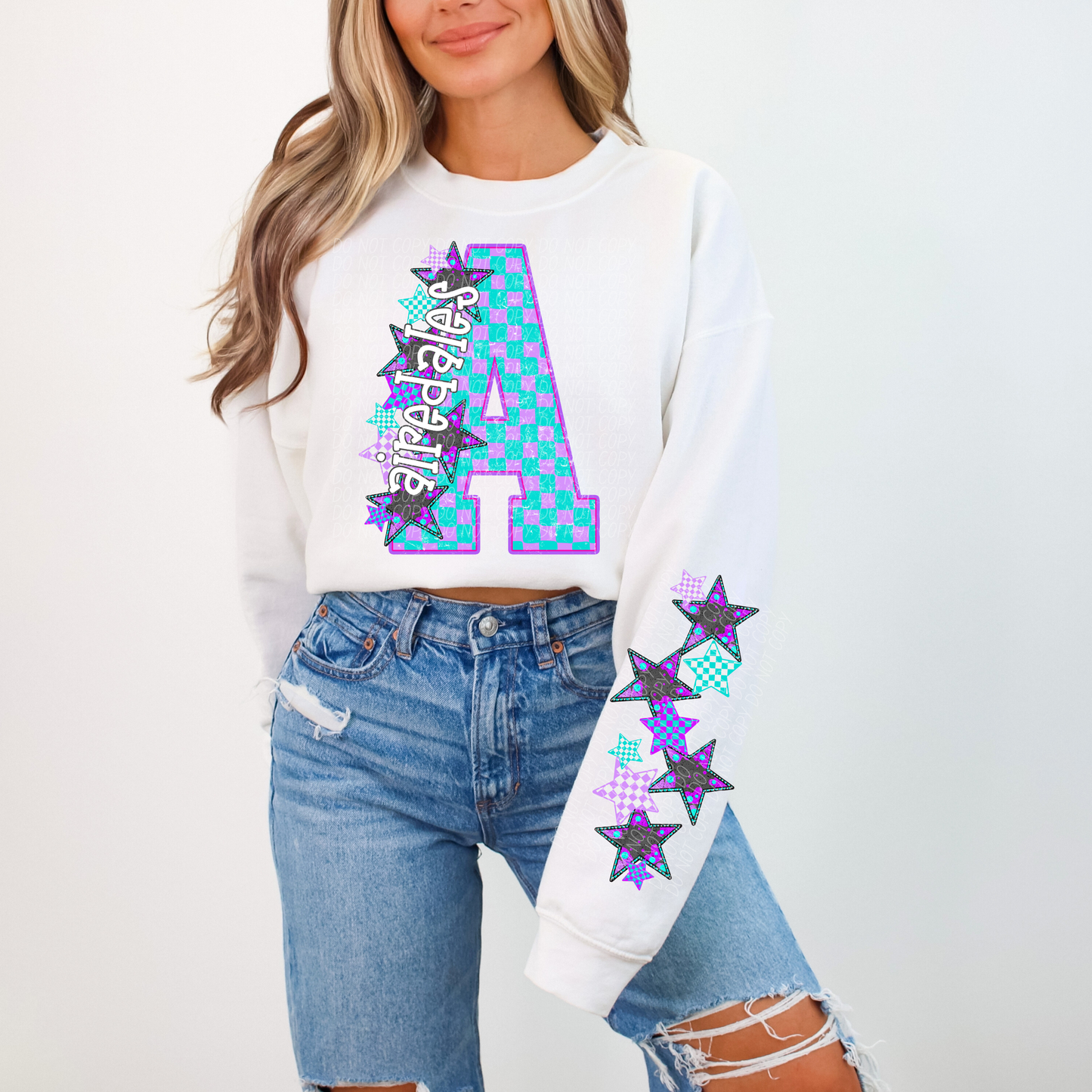 Varsity Stars Mascots FRONT ONLY (dropdown)- DTF&UV