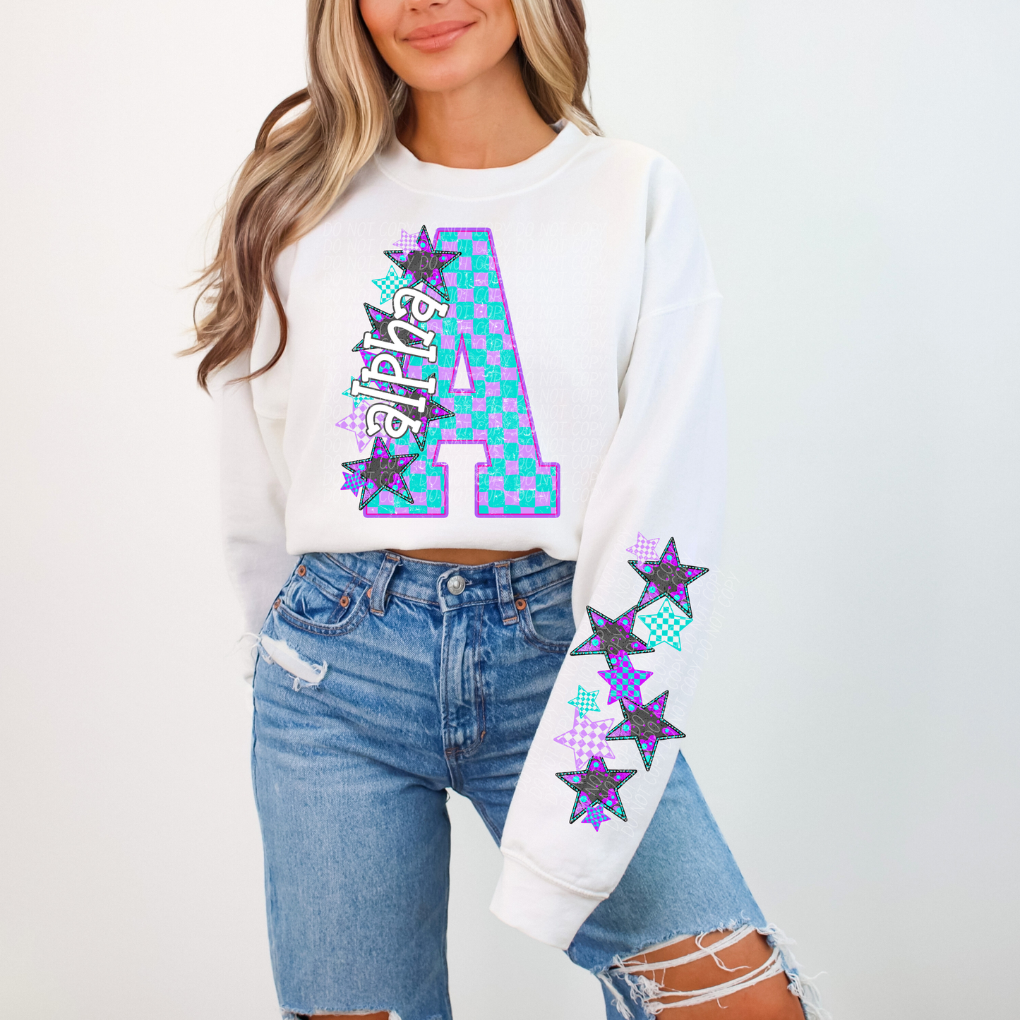 Varsity Stars Mascots FRONT ONLY (dropdown)- DTF&UV