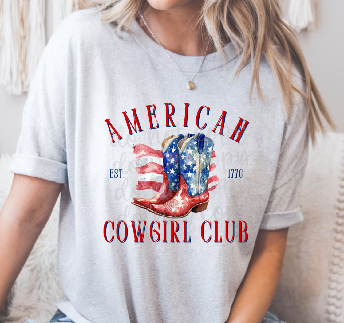 American cowgirl club -DTF