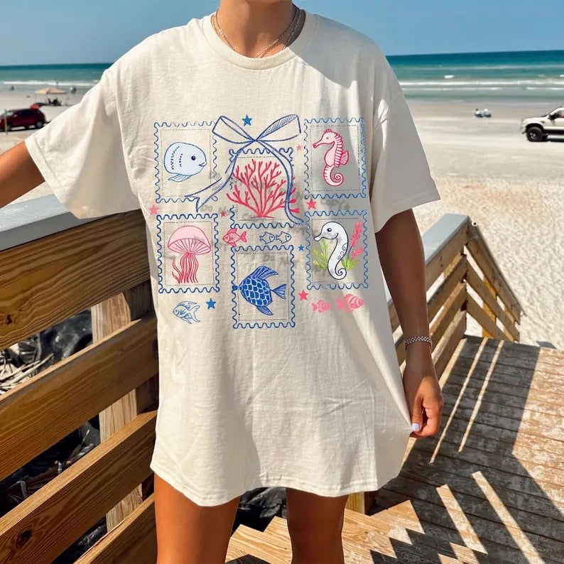 Coastal collage- DTF