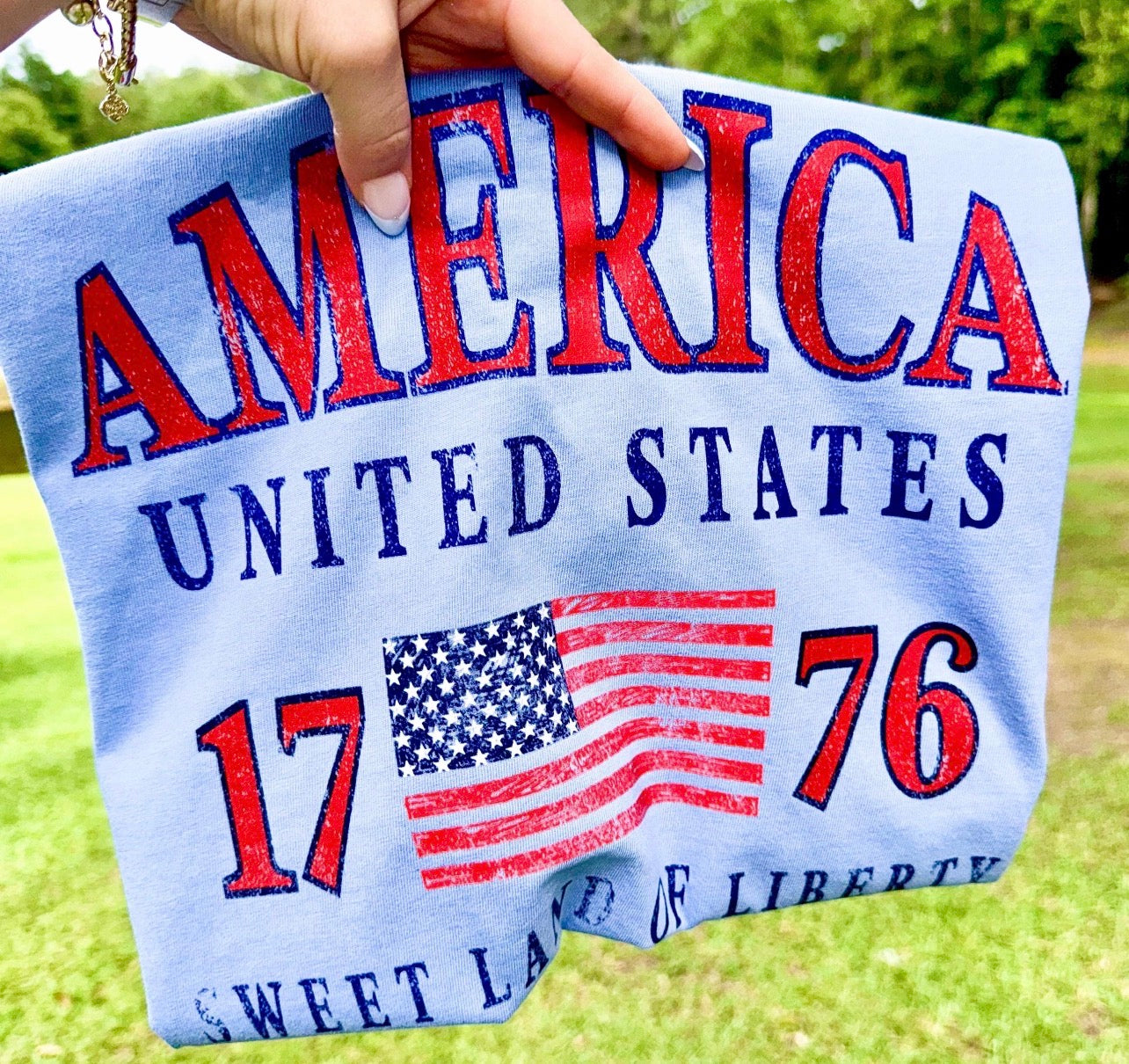 America 1776 sweet land of liberty -DTF&UV