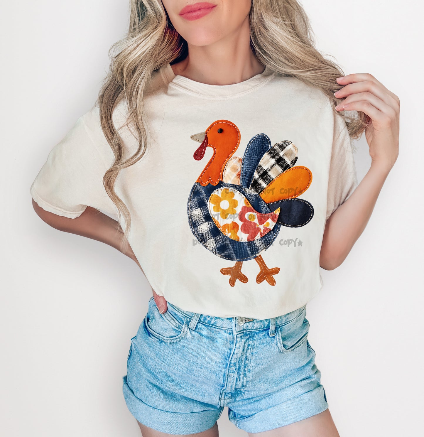 Quilted turkey-DTF&UV