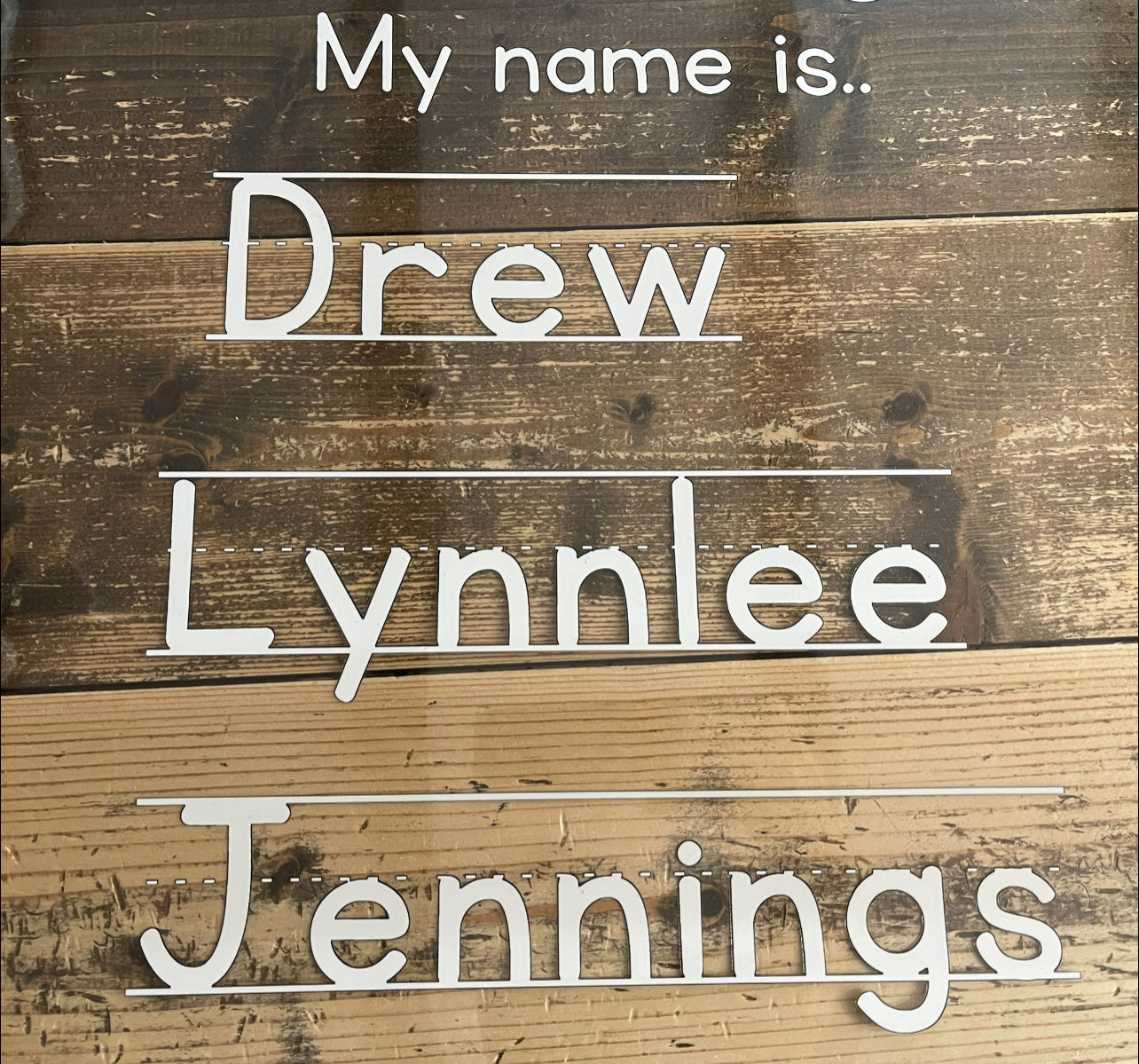 Custom UV sticker for Name Tracing (message ABI if you need a custom size)-UV DTF