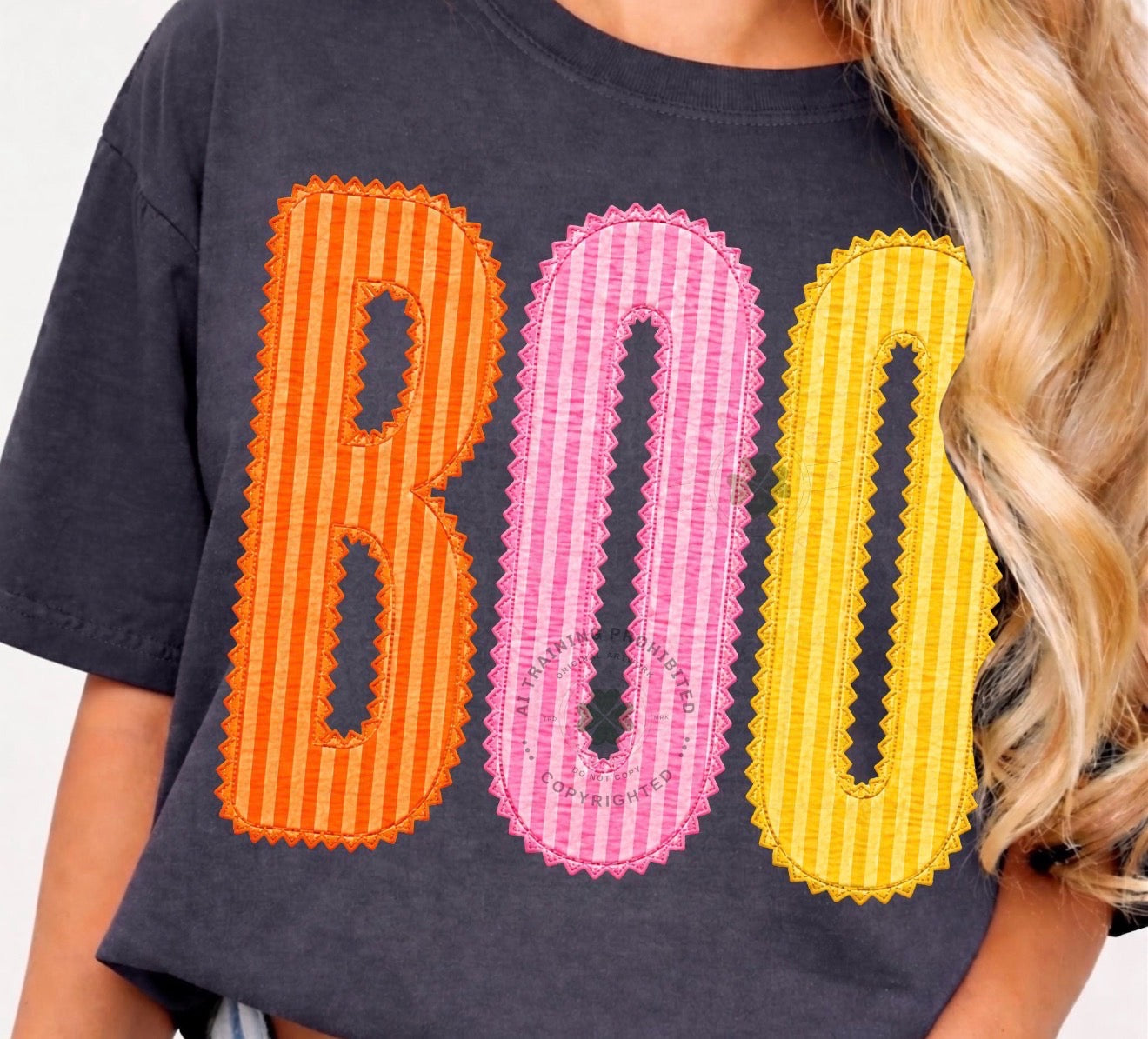 Boo Striped- DTF&UV