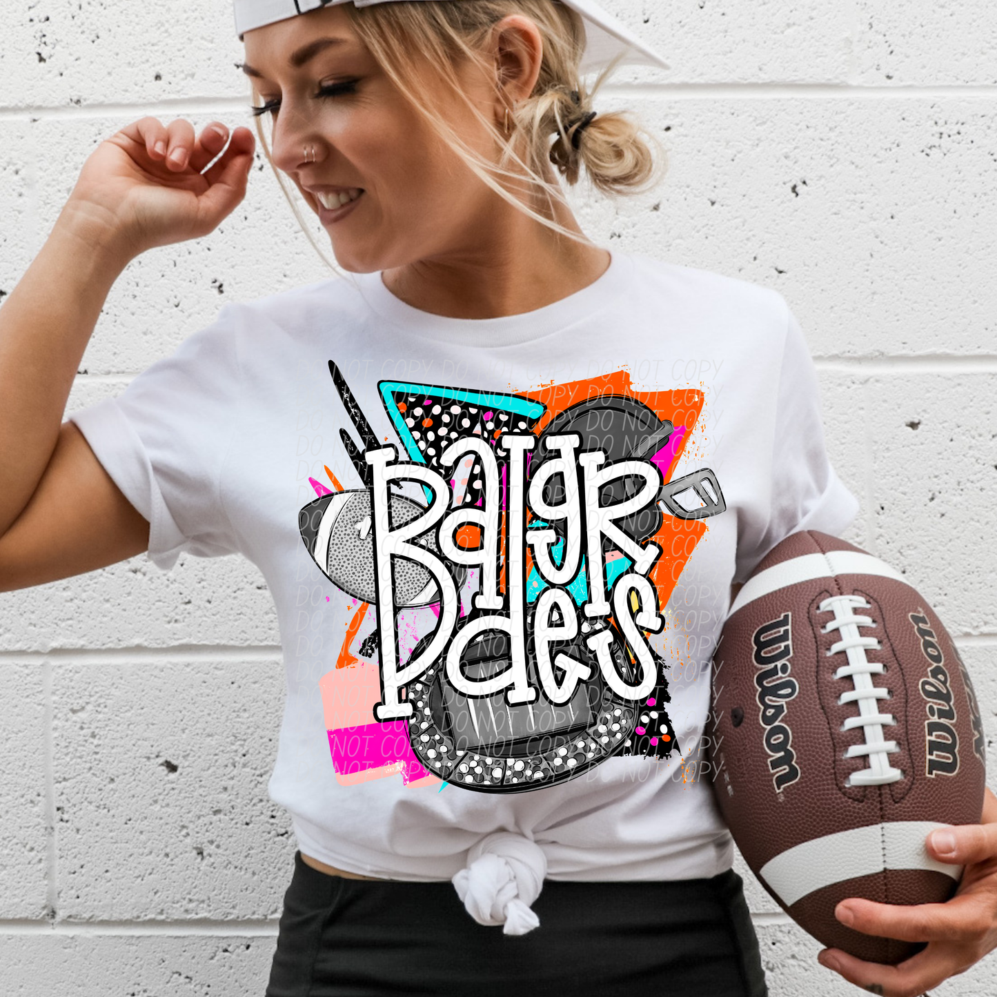 Bright Retro Football(Dropdown)-DTF&UV