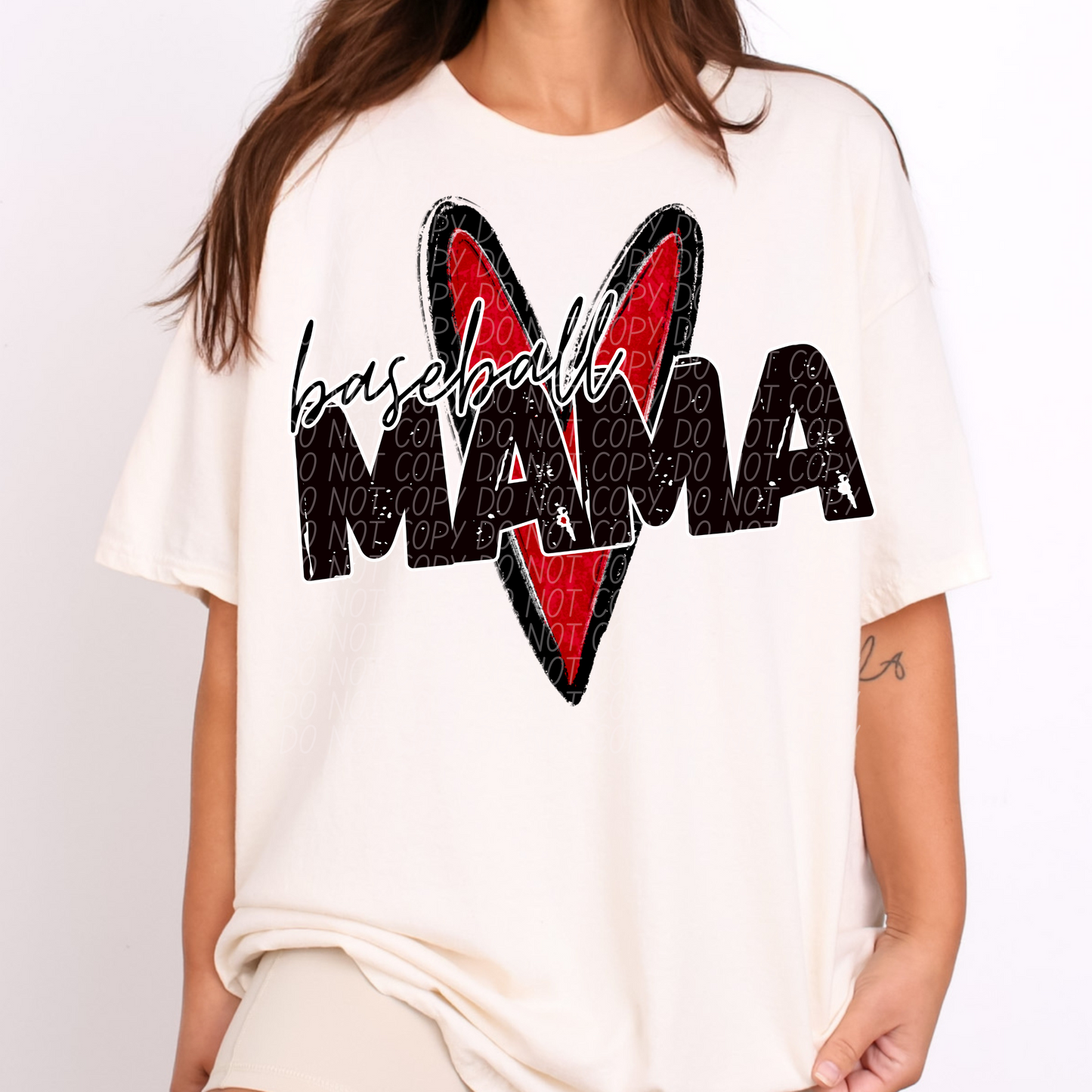 BASEBALL MAMA HEART 2 -DTF