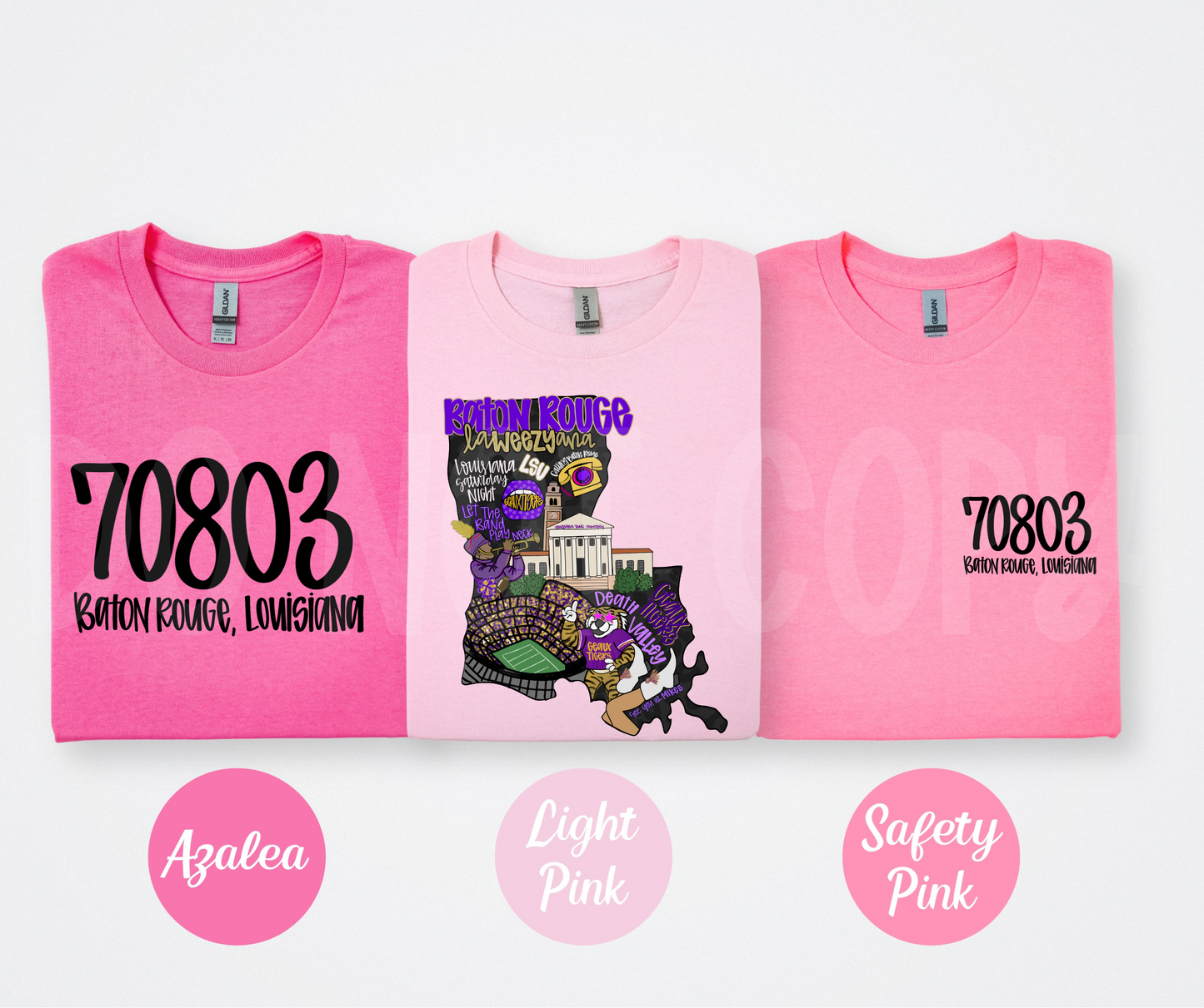 Baton Rouge Louisiana Zip-DTF