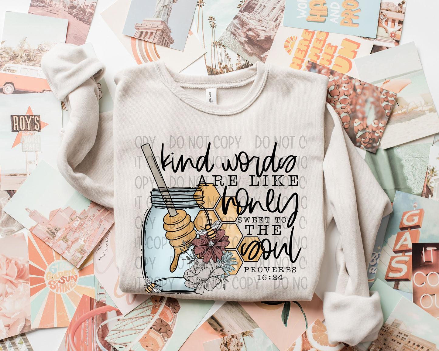 Kind Words Are Like Honey Proverbs - DTF