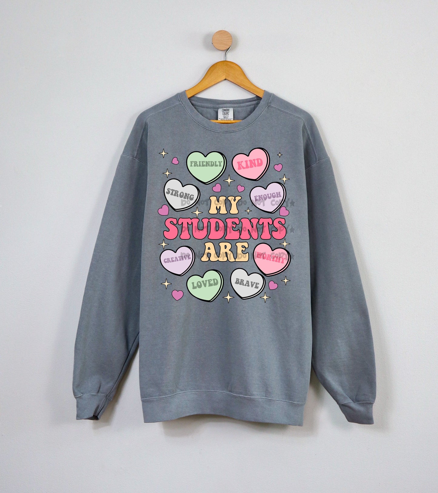 My students are with candy hearts -DTF