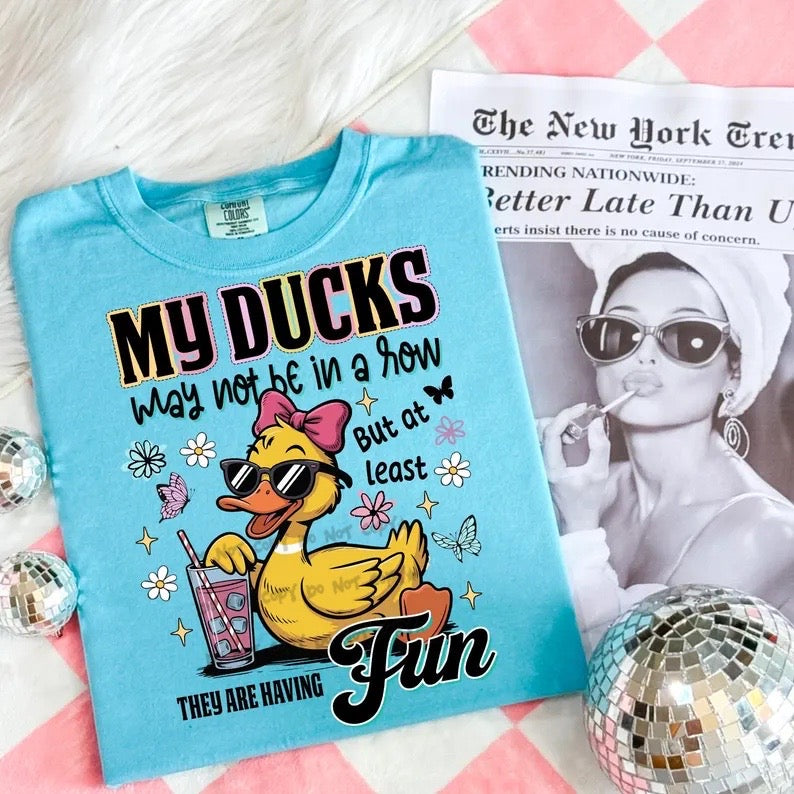 My ducks may not be in a row but at least they are having fun - DTF&UV