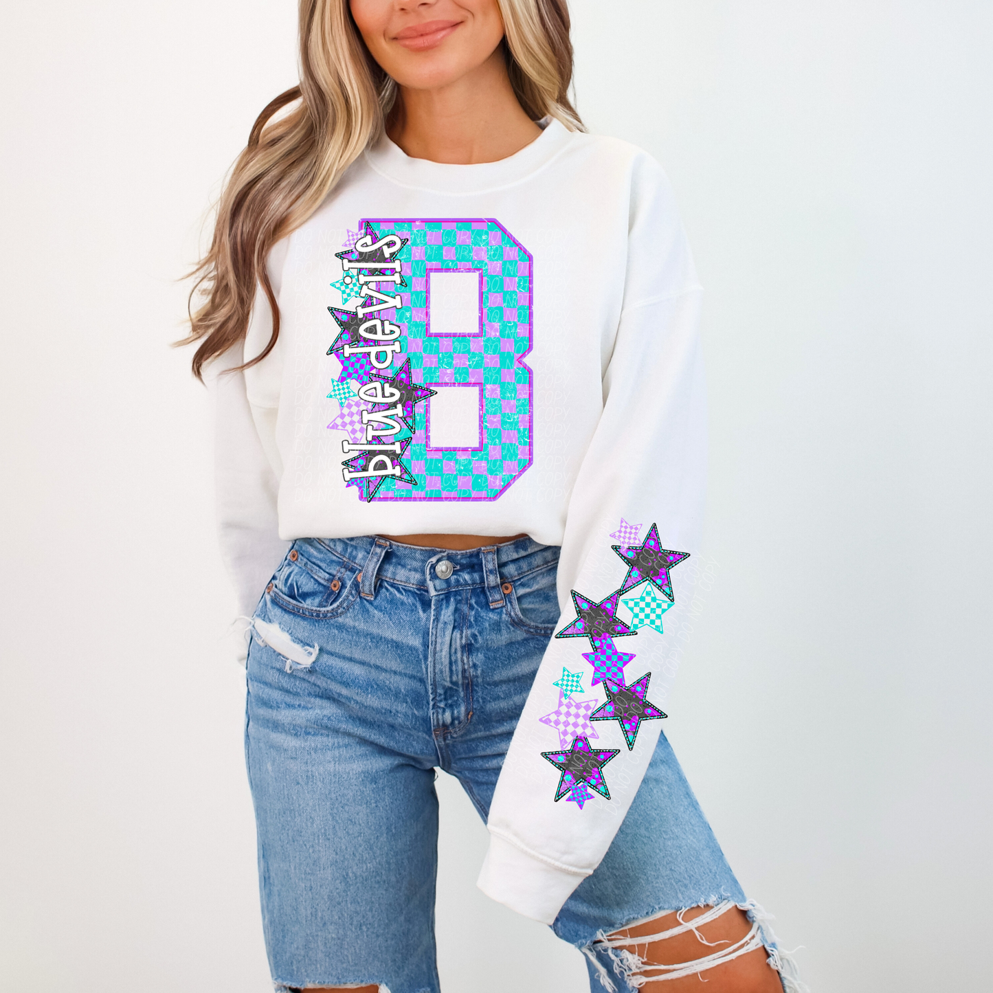 Varsity Stars Mascots FRONT ONLY (dropdown)- DTF&UV