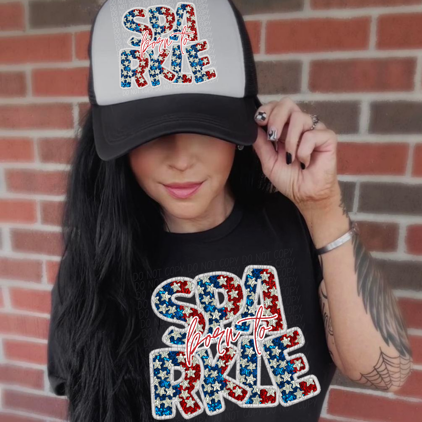 BORN TO SPARKLE-DTF