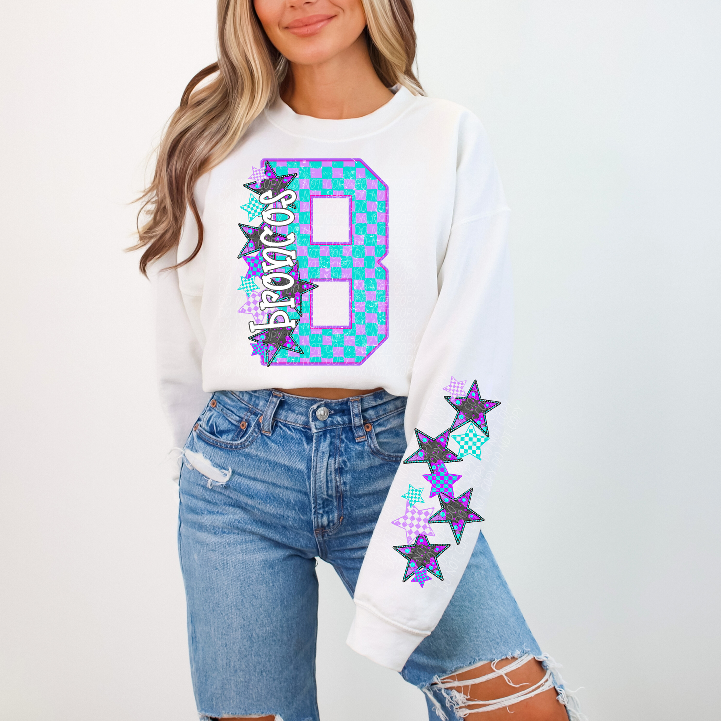 Varsity Stars Mascots FRONT ONLY (dropdown)- DTF&UV