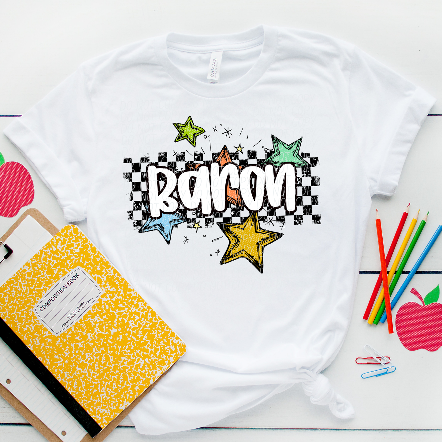 UNISEX STAR MASCOT (dropdown)-DTF&UV