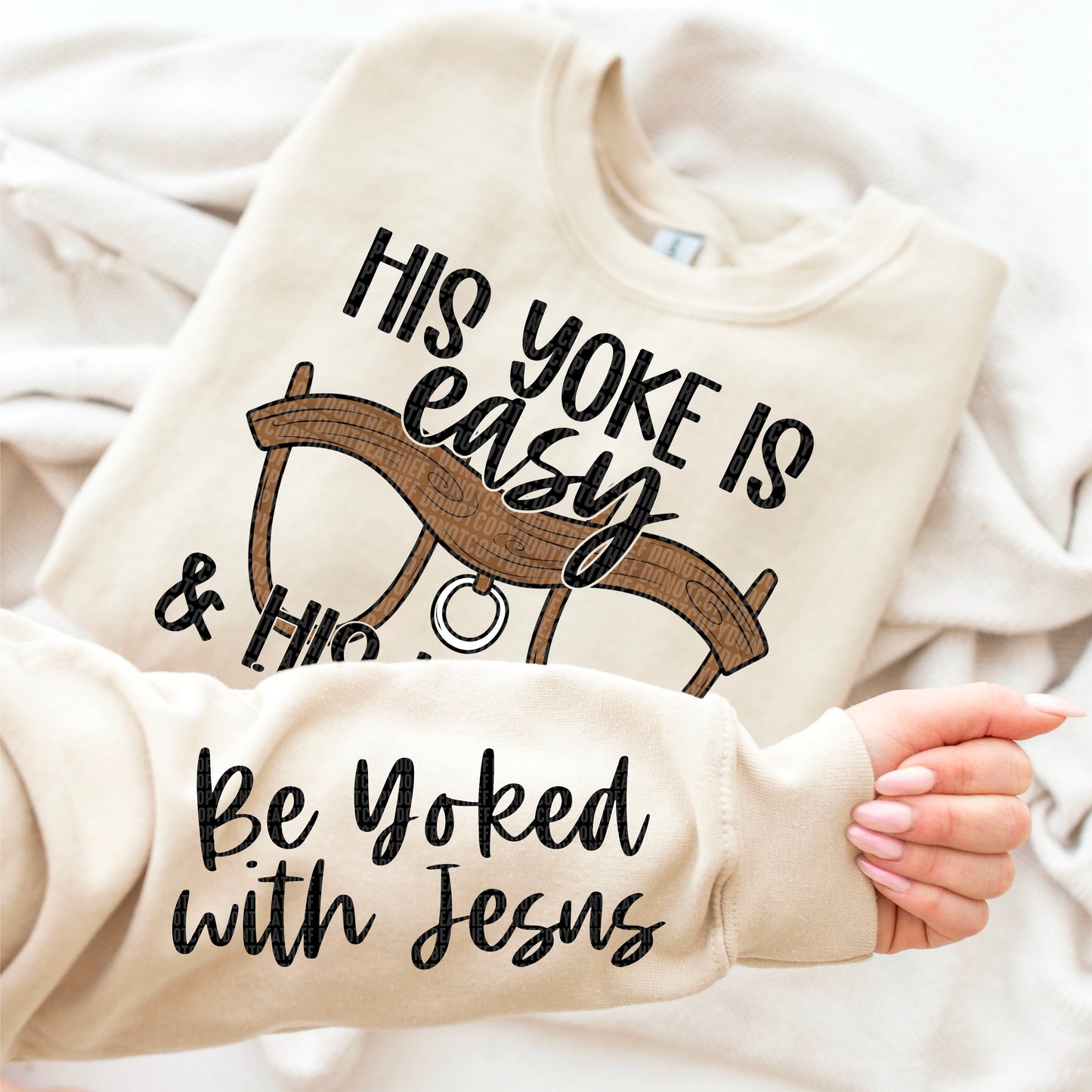 Be Yoked With Jesus(FRONT)-DTF