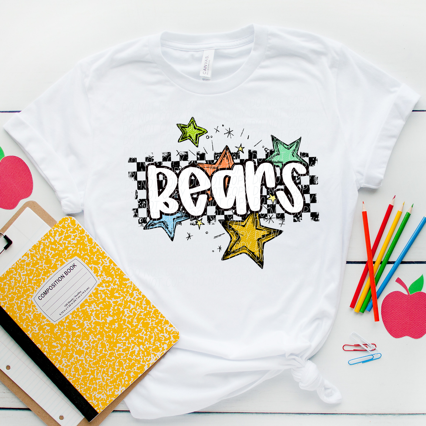 UNISEX STAR MASCOT (dropdown)-DTF&UV