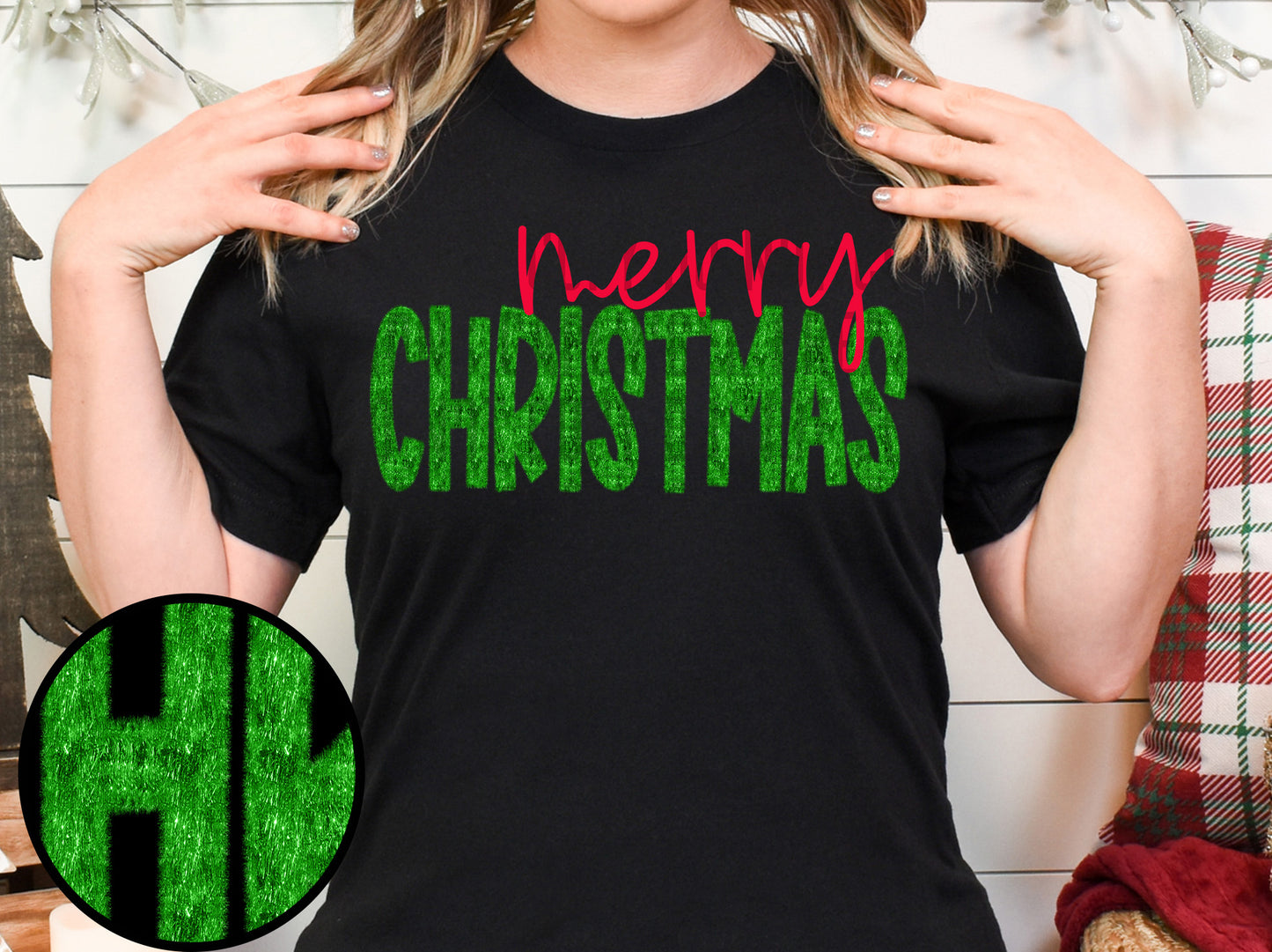 Tinsel Merry Christmas-DTF