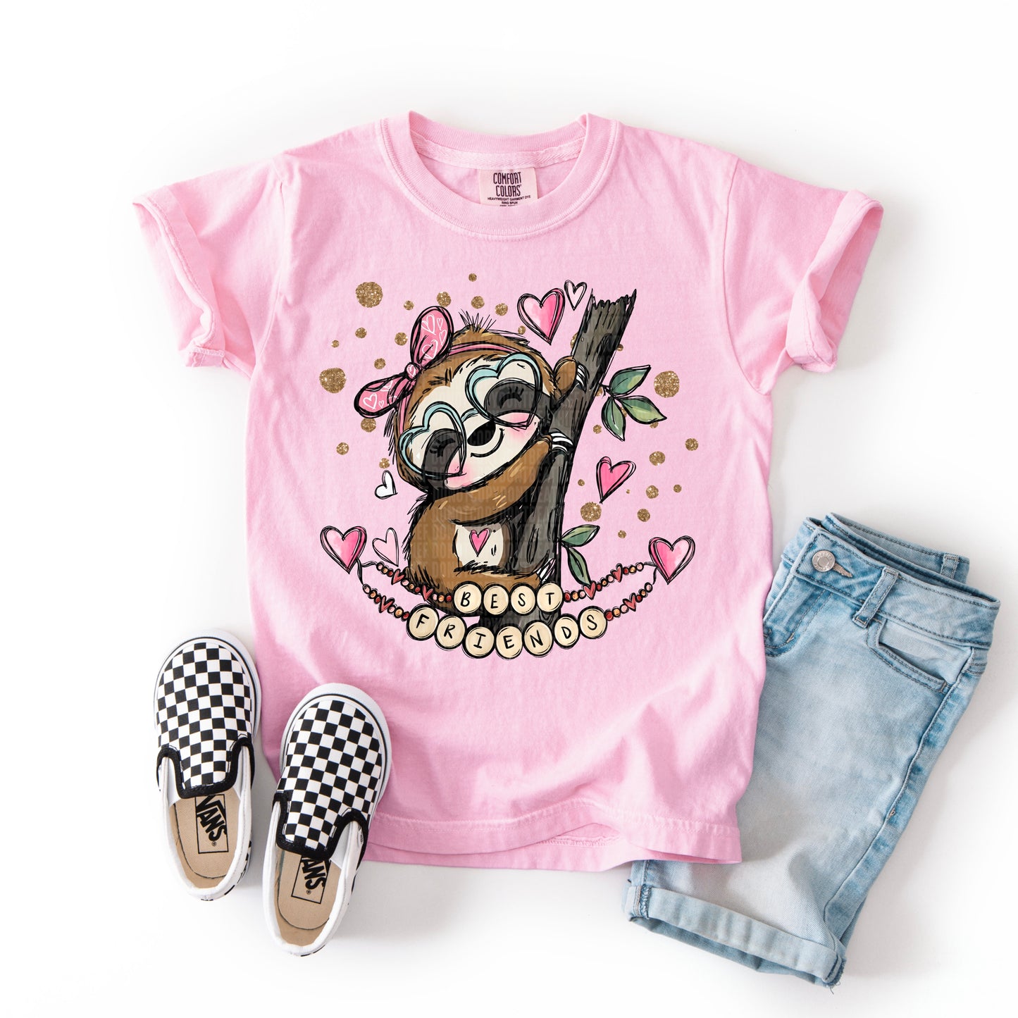Best Friends Sloth-DTF&UV