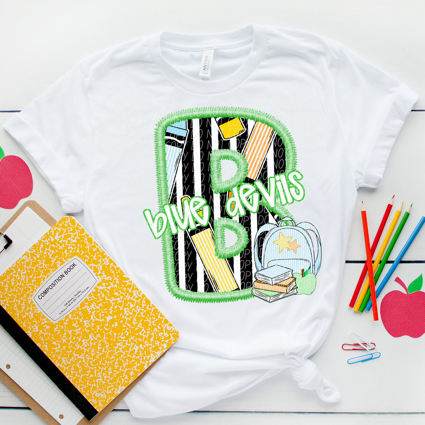 LETTER MASCOT GREEN (dropdown)-DTF&UV