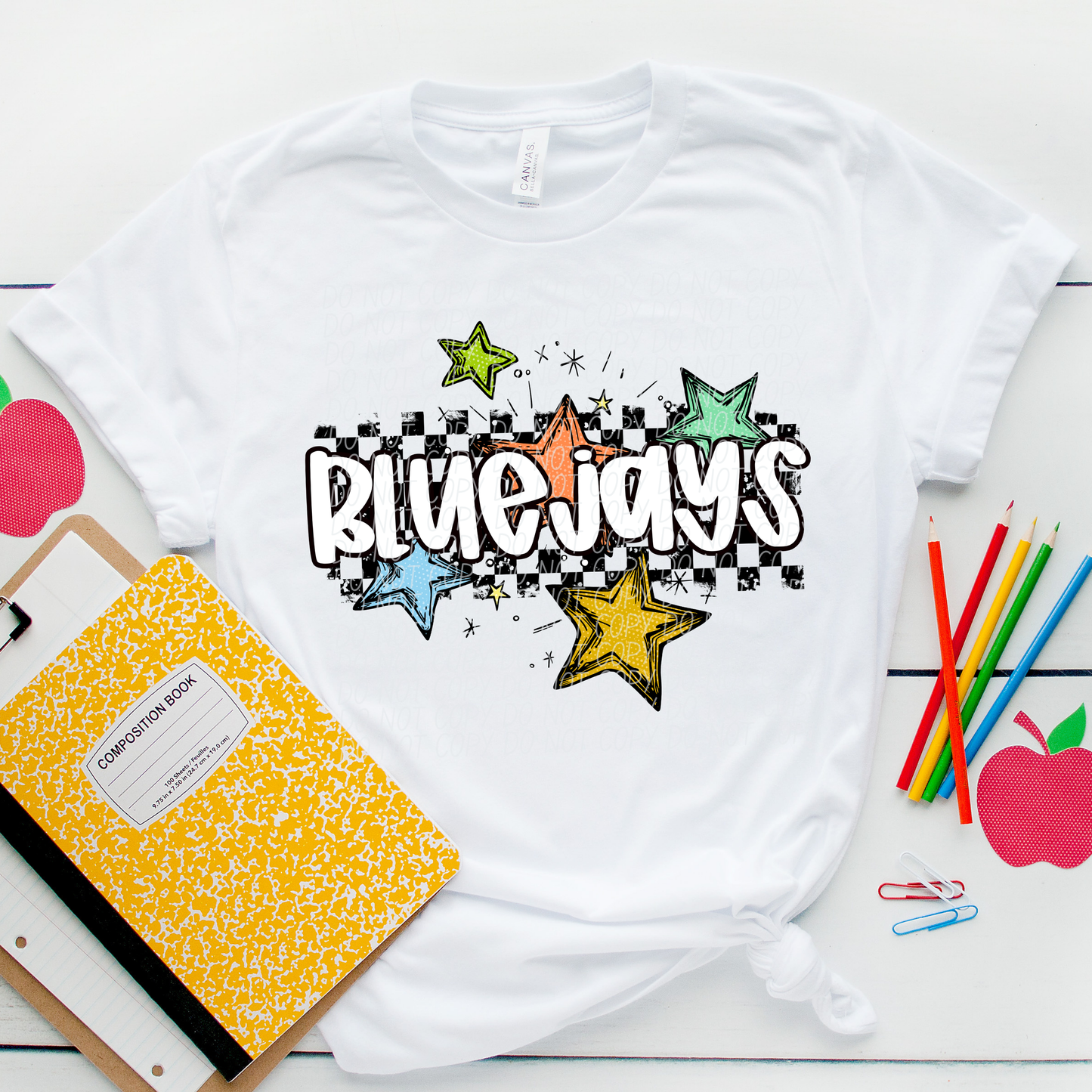 UNISEX STAR MASCOT (dropdown)-DTF&UV