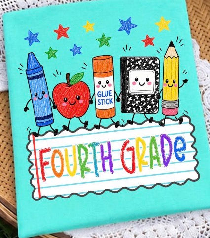 School Supply Grades 9” (ALL GRADES in DROPDOWN) - DTF DEAL