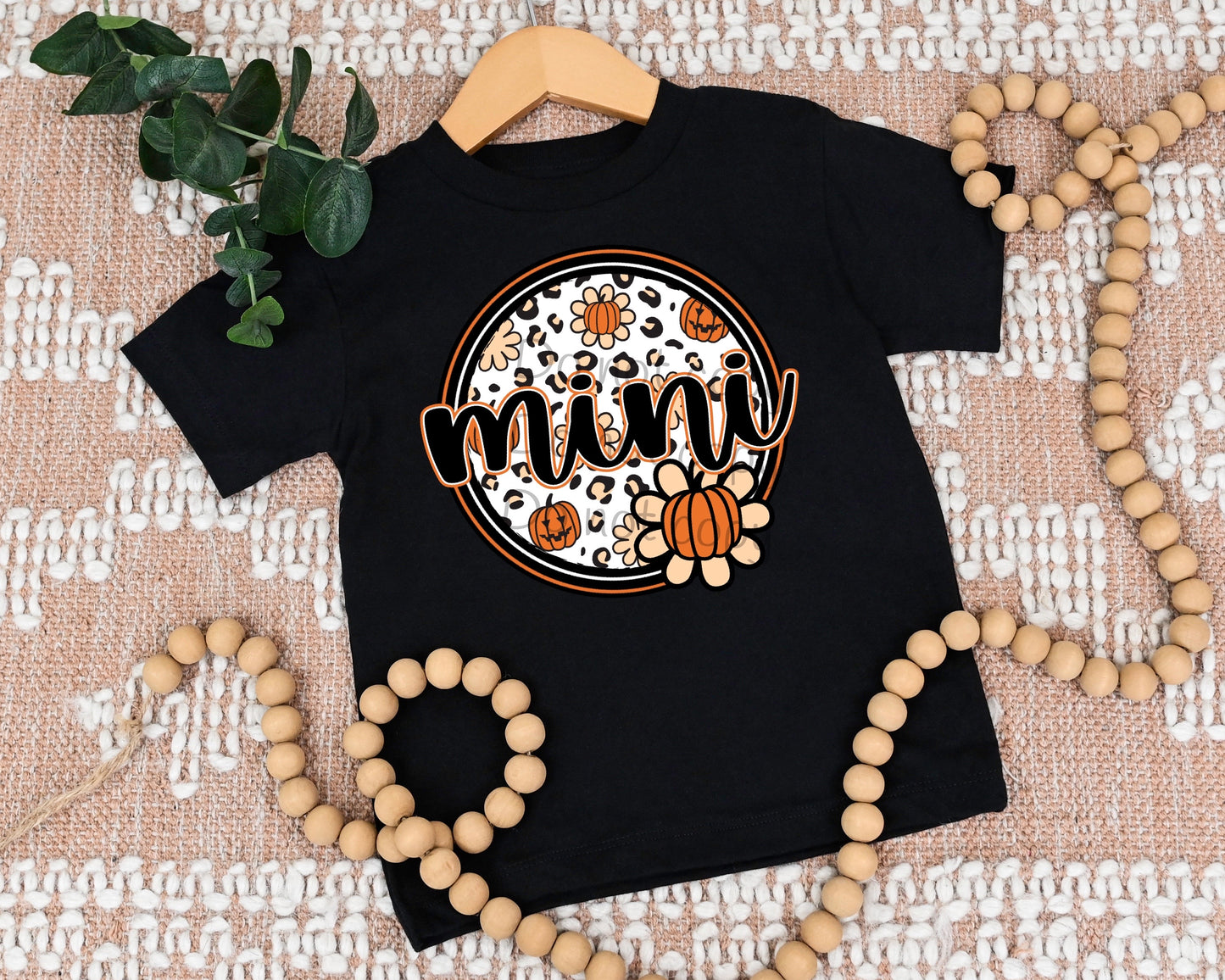 Pumpkin name circle Mini-DTF