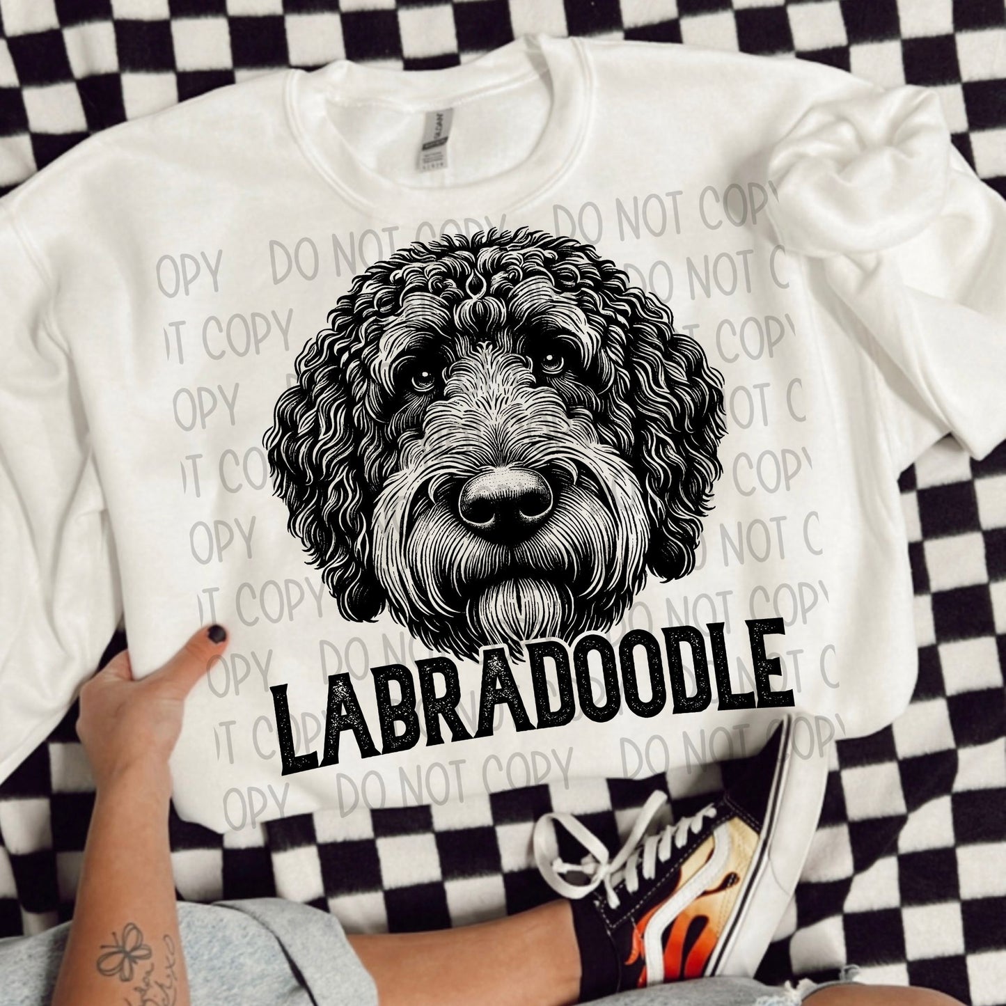 Labradoodle Portrait - DTF